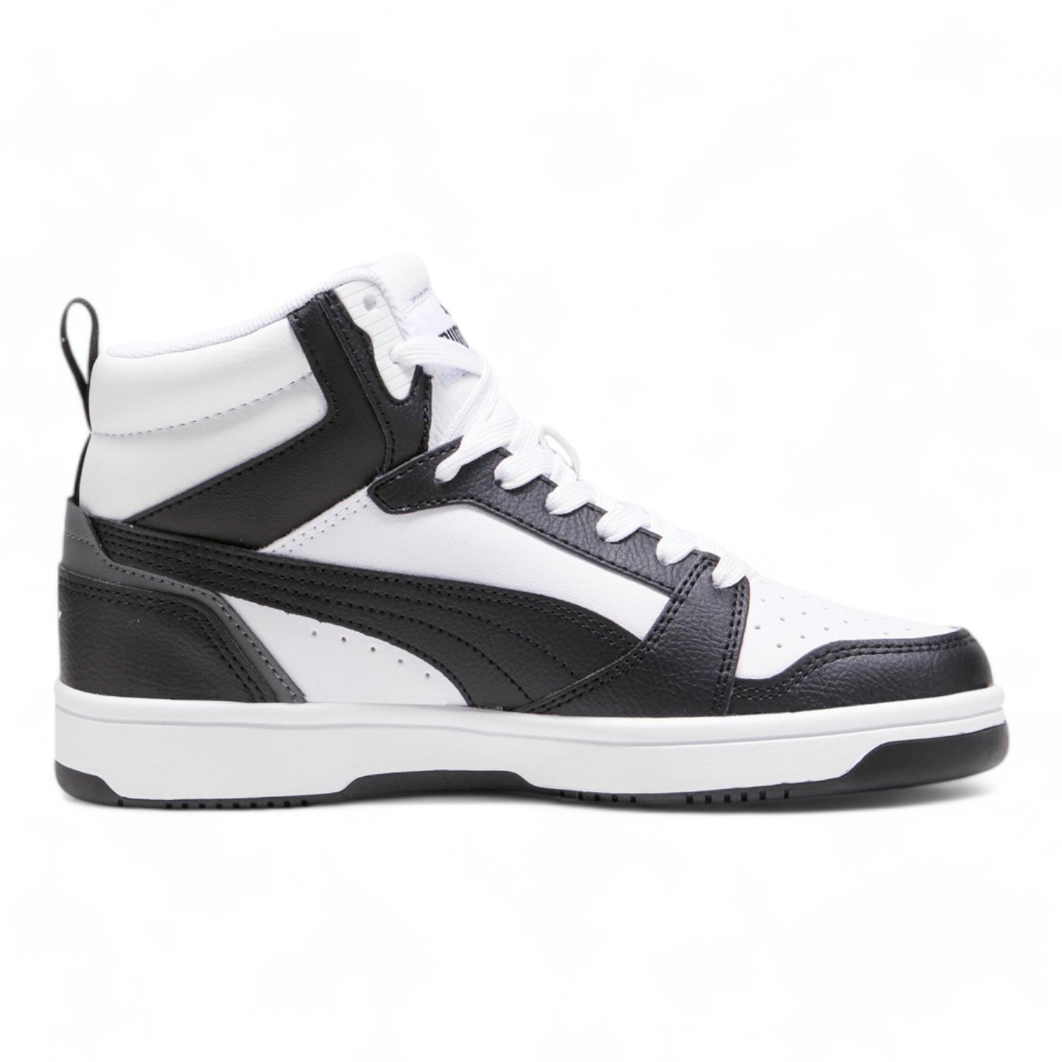 Puma Rebound V6 Mid Jr 39383101 Beyaz Unısex Spor Ayakkabı - Beyaz