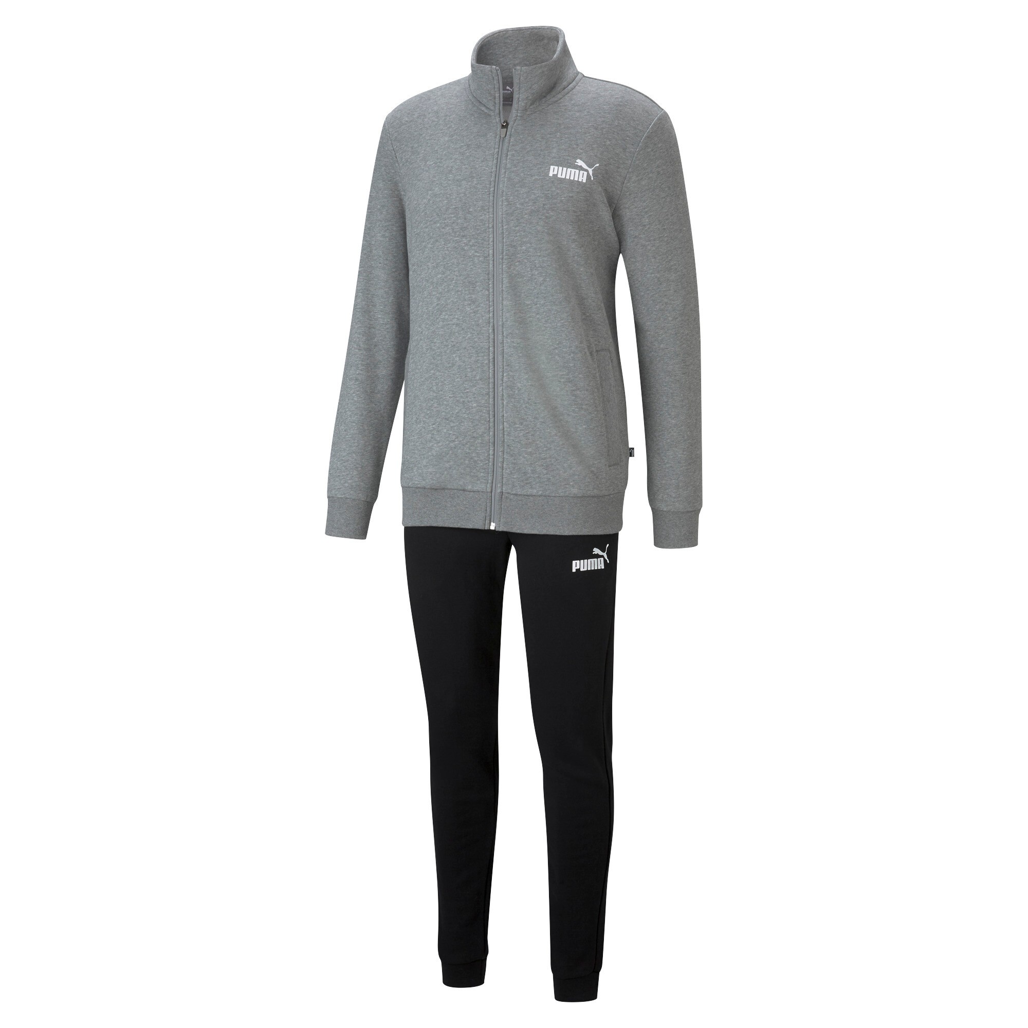 Clean Sweat Suit-Medium Gray Heather