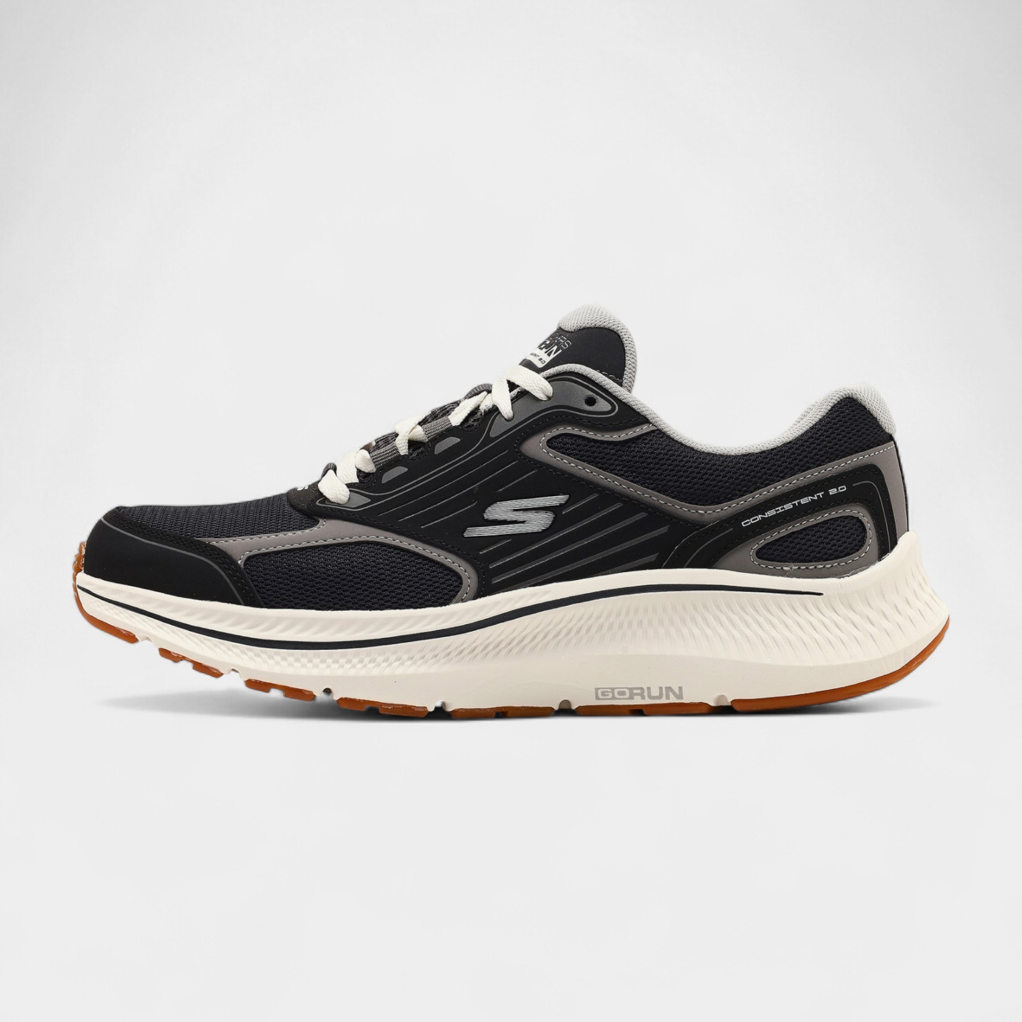 Skechers GO RUN CONSISTENT 2.0 220866TKBKW Erkek Spor Ayakkabı - Siyah Beyaz