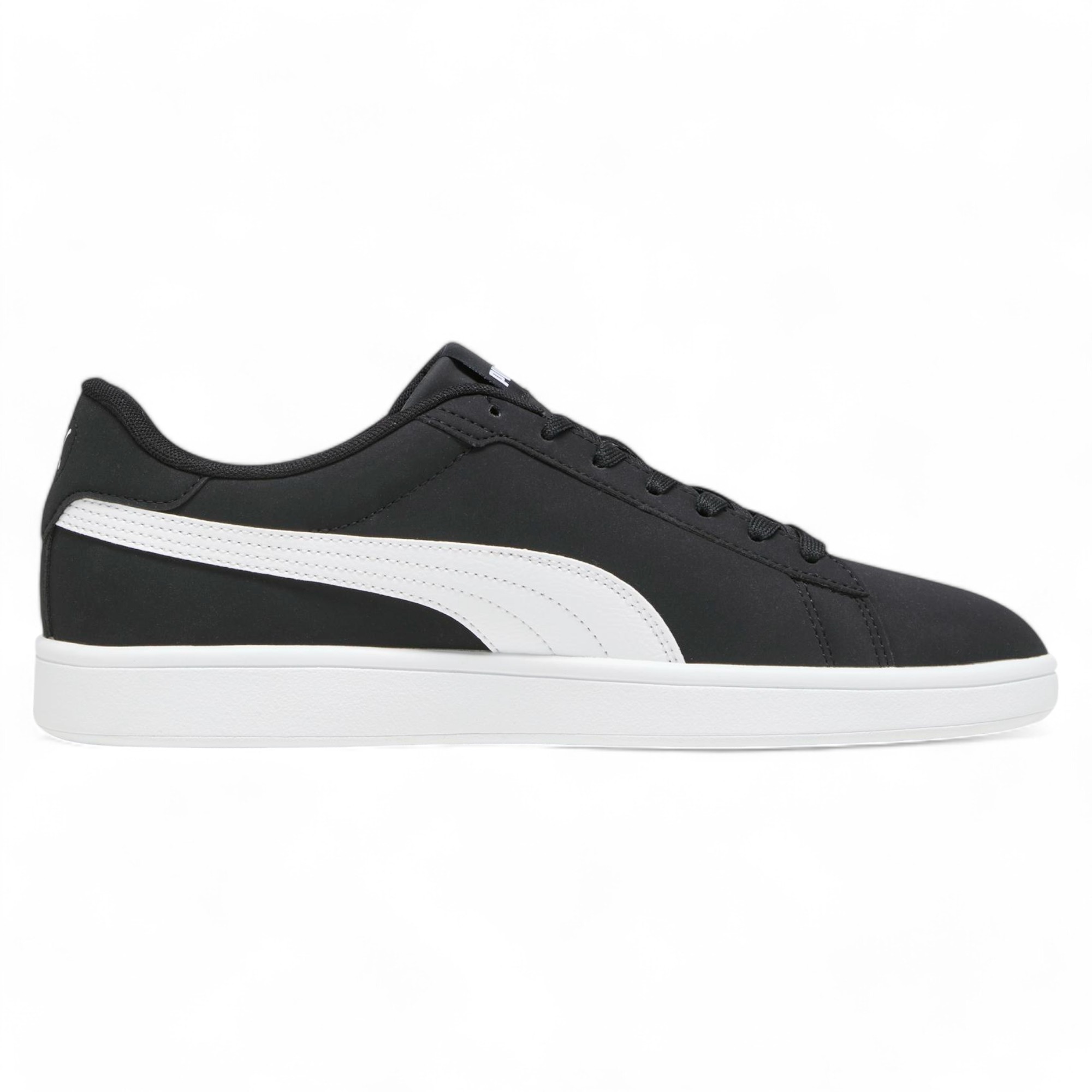 Puma Smash v2 Buck Puma Black-Puma White SPOR AYAKKABI