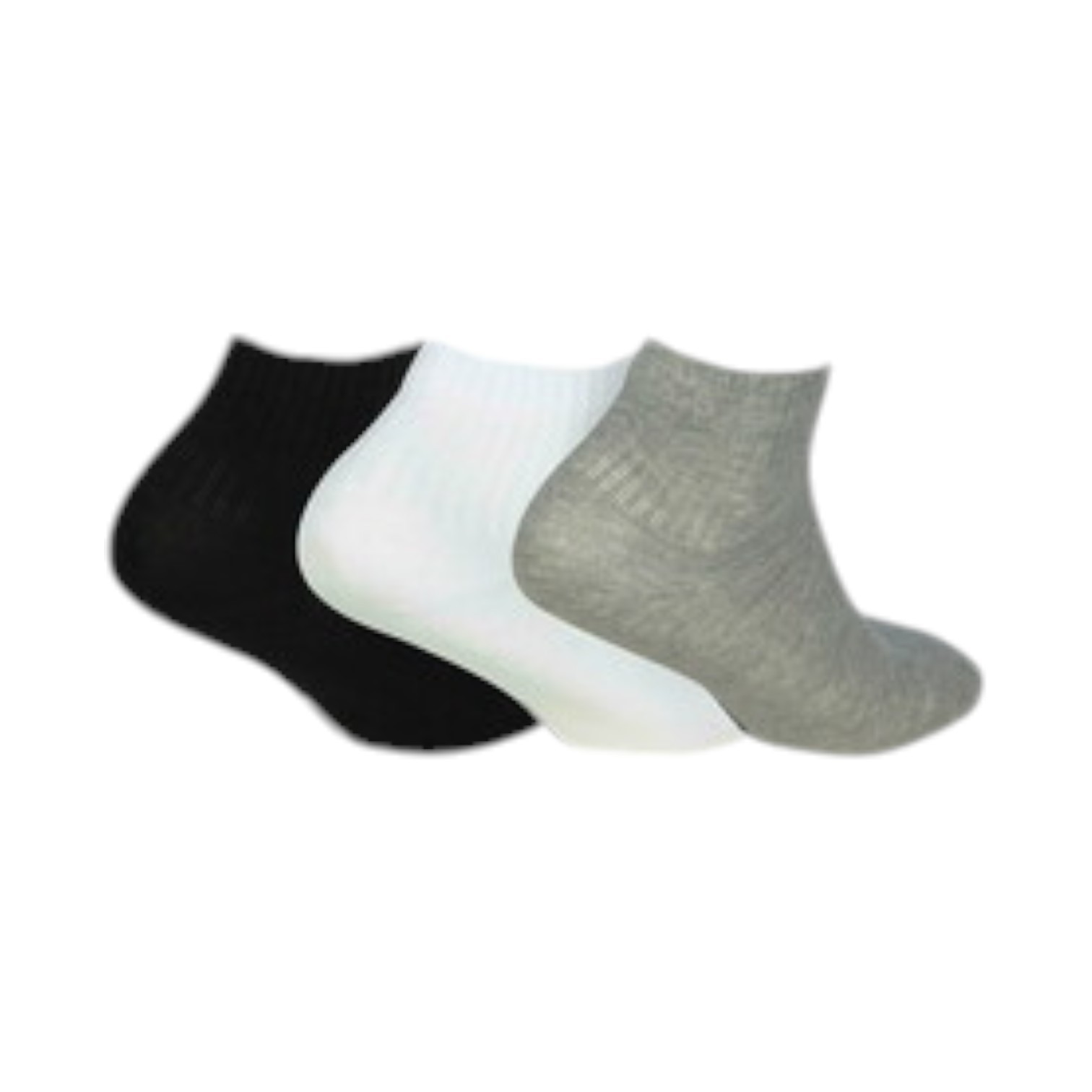 U SKX NoPad Mid Cut Socks 3 Pack ÇORAP - KARISIK