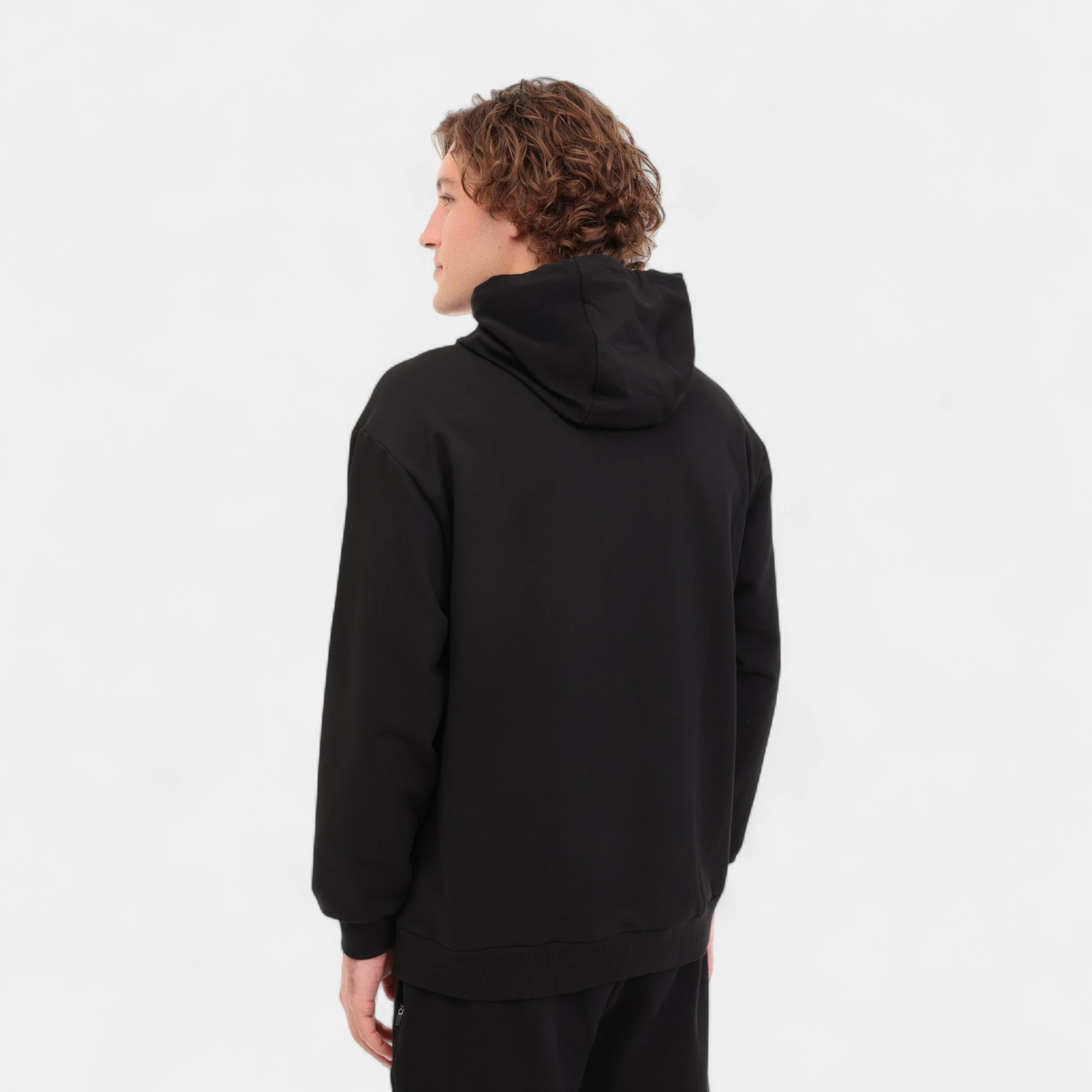 Lumberjack MB SN73 HOODIE 5PR Siyah Erkek Sweatshırt - Siyah