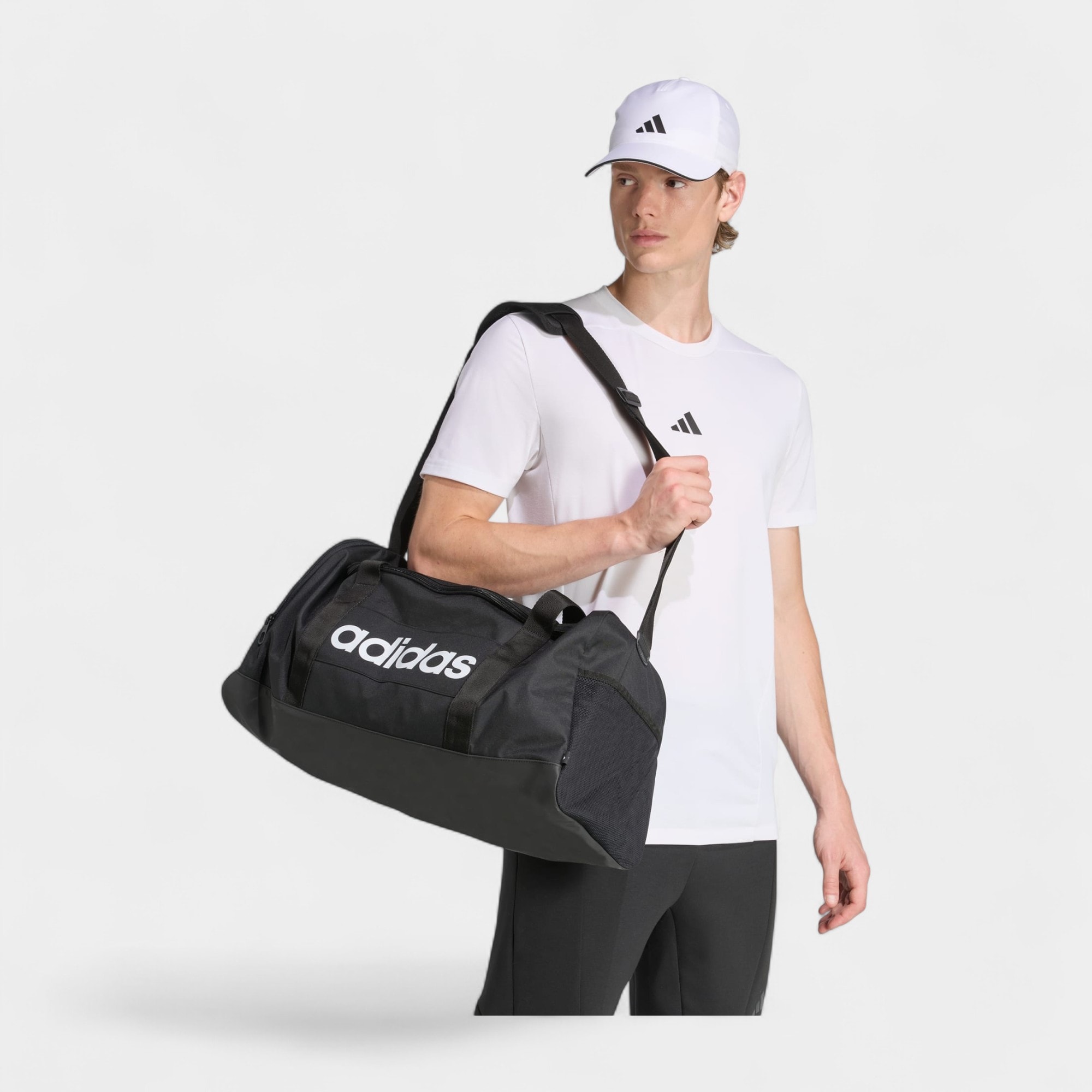 Adidas LINEAR DUFFEL M Siyah Unısex Spor Çantası JD9555