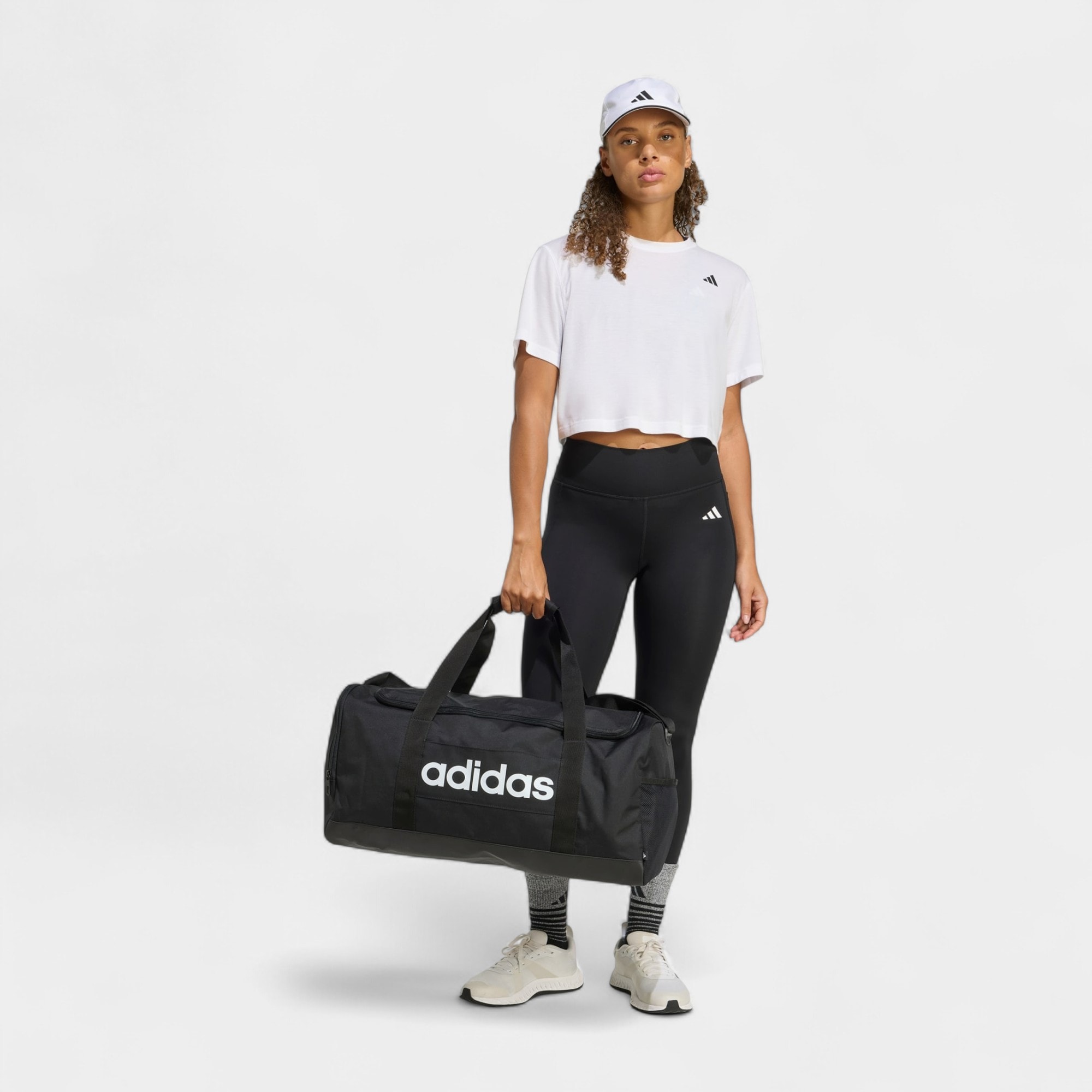 Adidas LINEAR DUFFEL M Siyah Unısex Spor Çantası JD9555