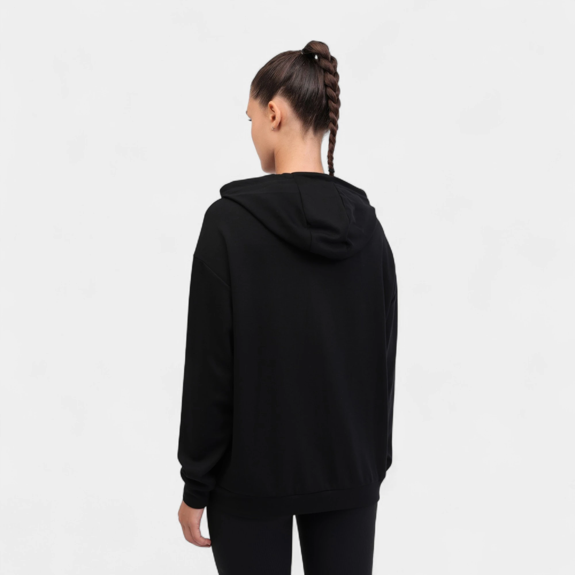 Lumberjack WB CARLA-H GINSEN 5PR Siyah Kadın Sweatshırt - Siyah