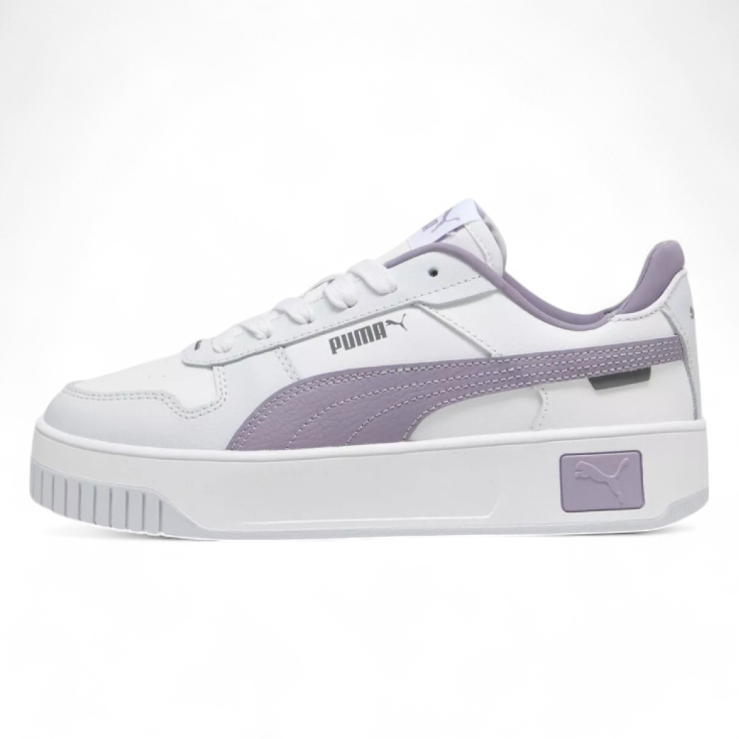 Carina Street-PUMA White-Pale Plum-Silver Mist - Beyaz