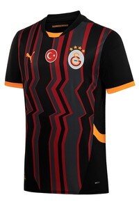 Puma Galatasaray 2024/25 Üçüncü Erkek Siyah Futbol Forması 77965403 - SİYAH KIRMIZI