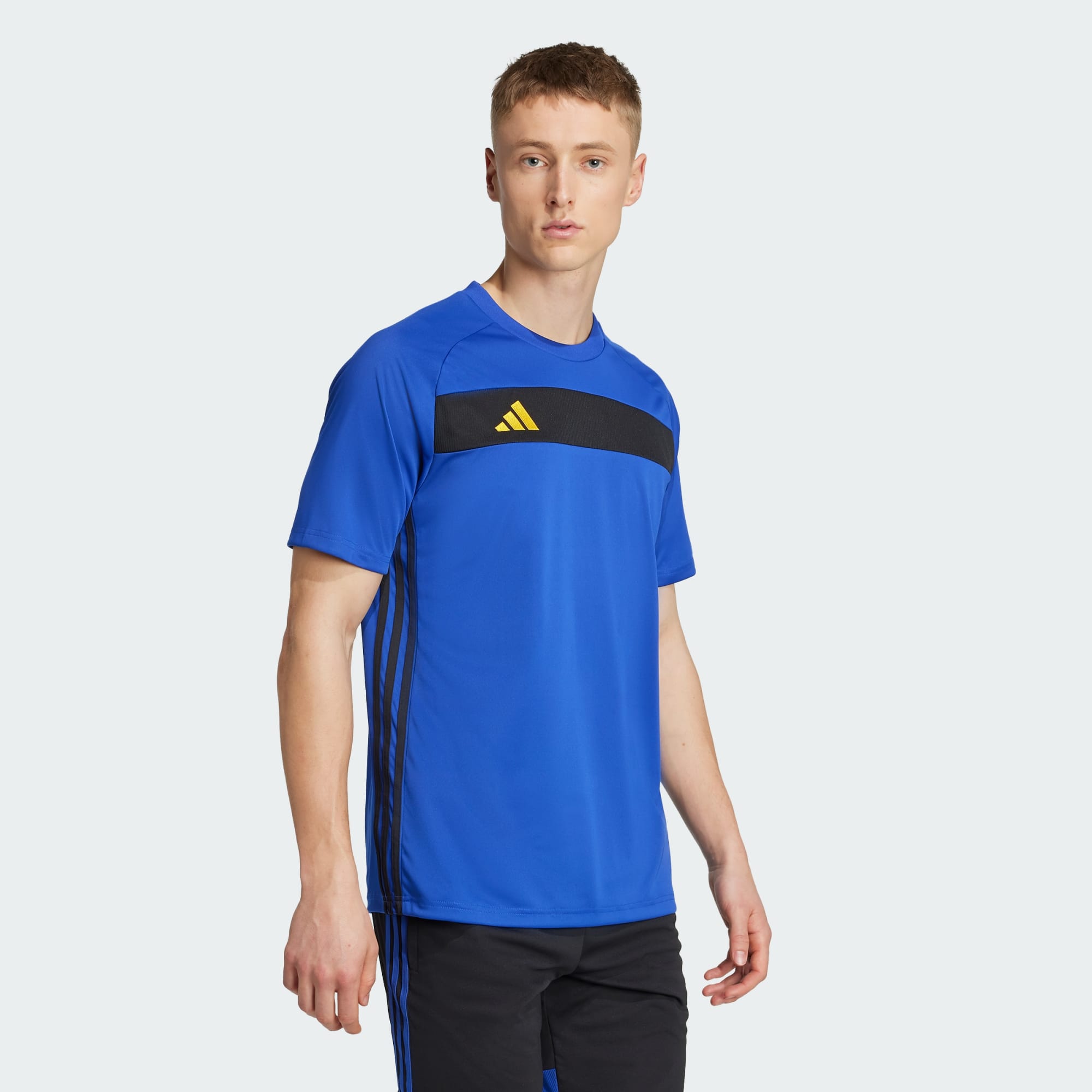 Adidas TIRO ES JSY Mavi Erkek Tişört-JW4613 - MAVİ