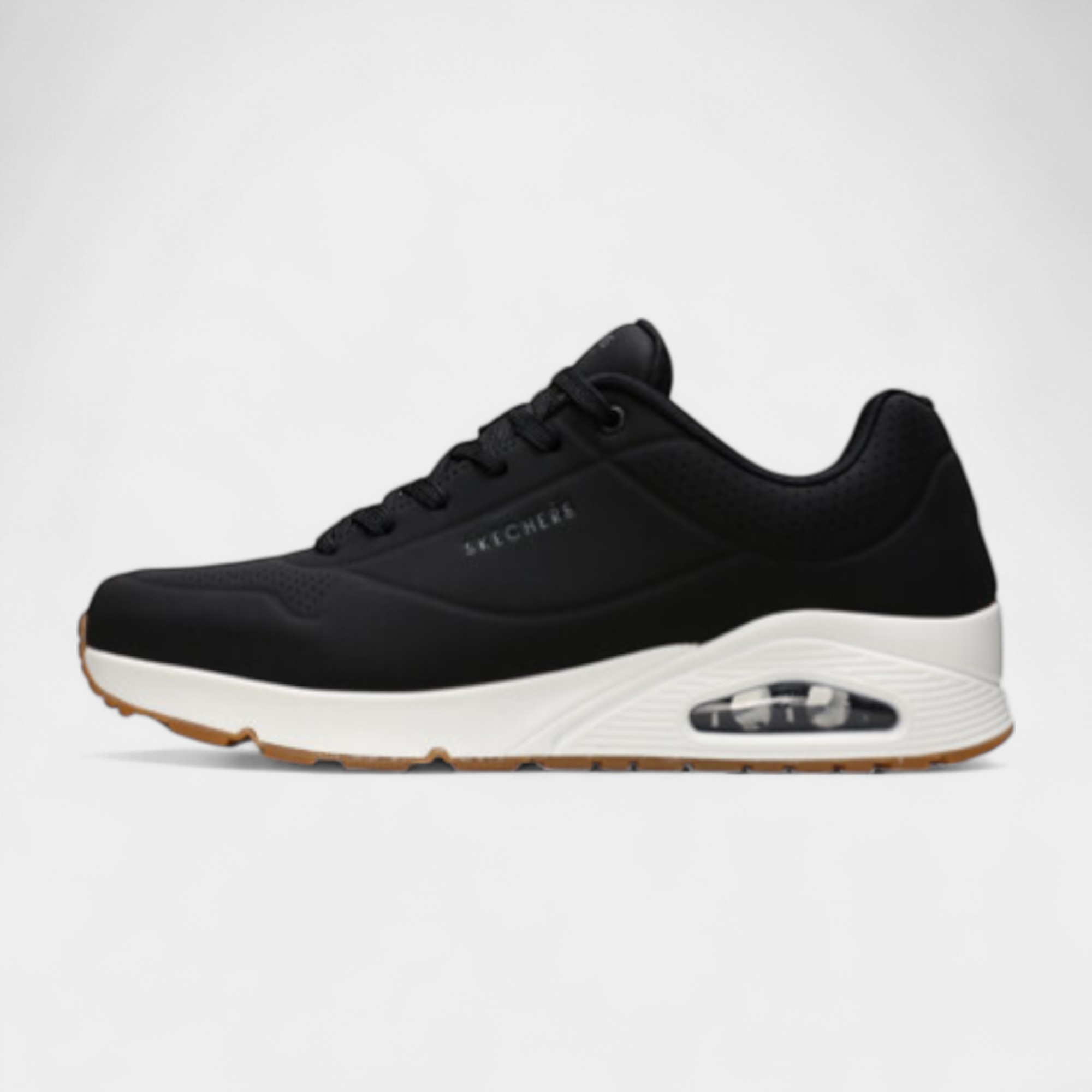 Skechers UNO  -  STAND ON AİR 52458BLK Erkek Spor Ayakkabı - Siyah