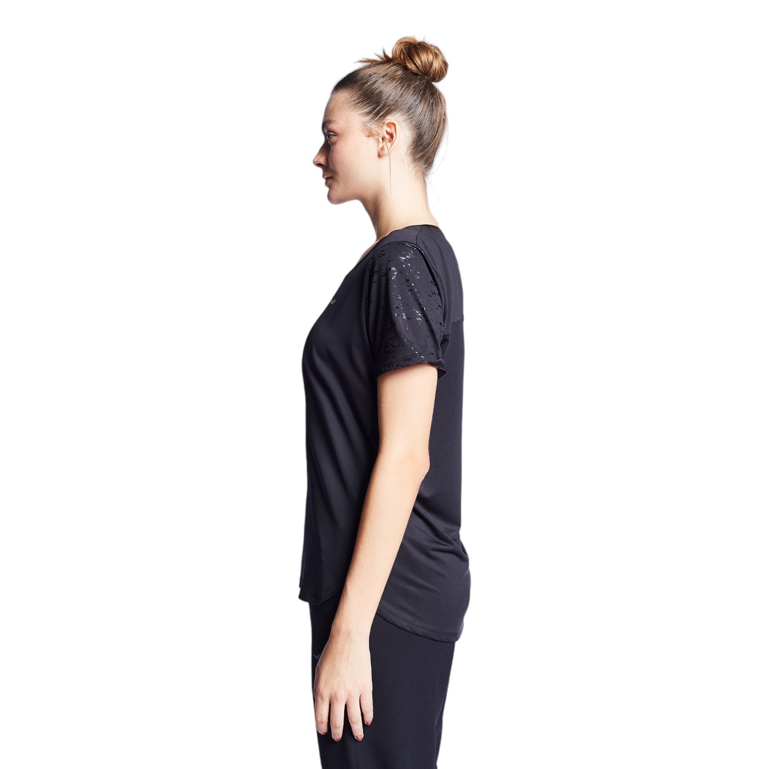 LESCON 24B-2018 ANTRENMAN KISA KOL TSHIRT - Siyah