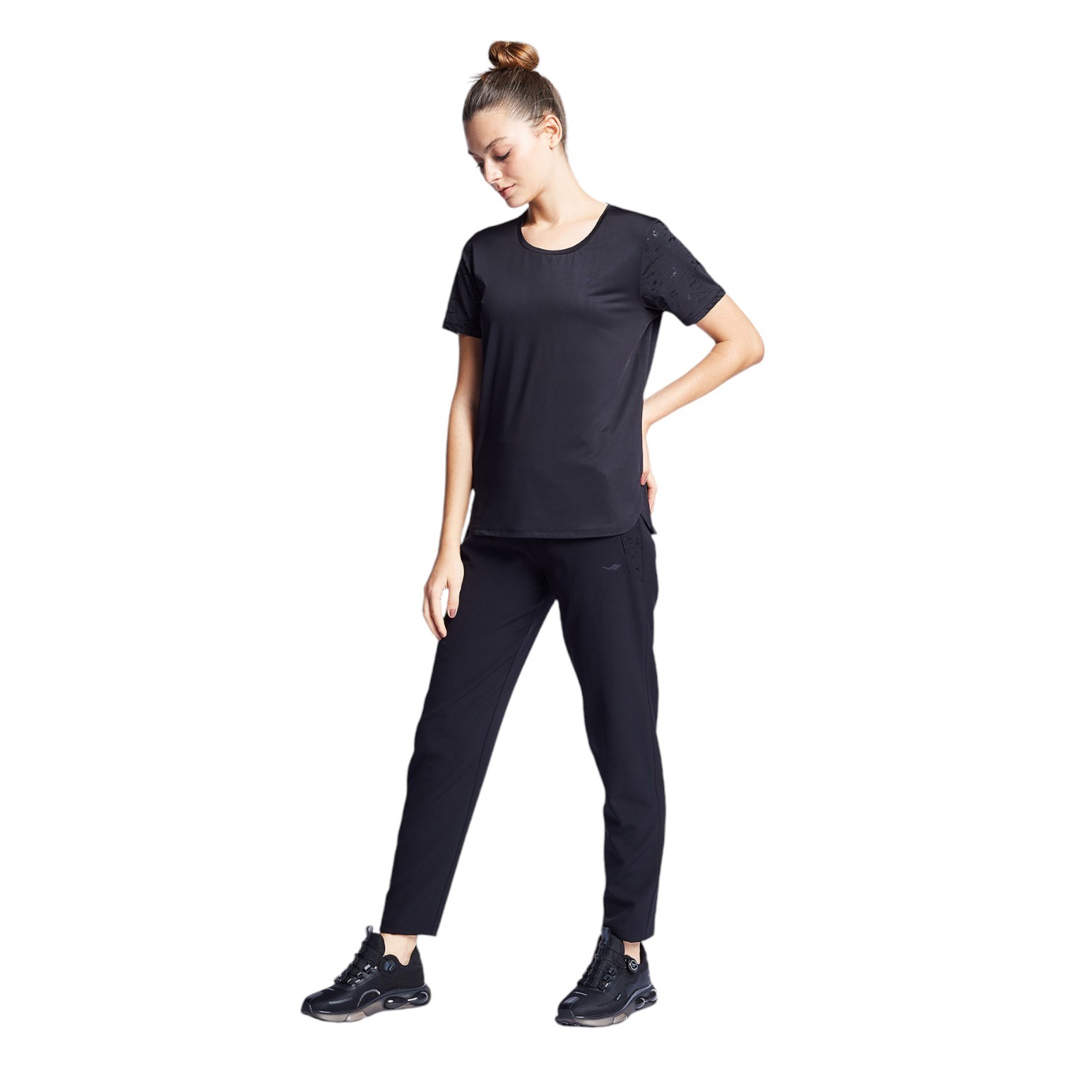 LESCON 24B-2018 ANTRENMAN KISA KOL TSHIRT - Siyah