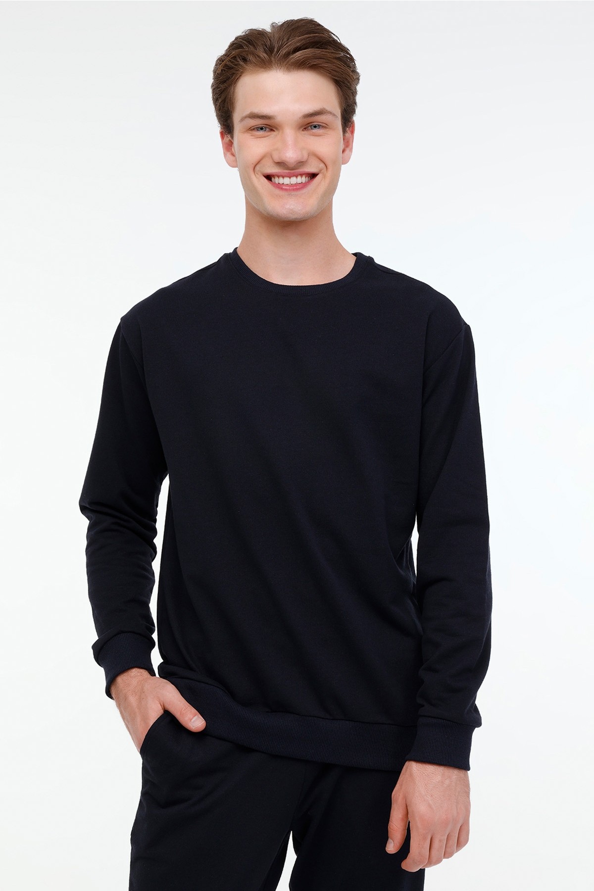 MR RJN90 C SW 4PR,LAC ERKEK SWEATSHIRT - Lacivert