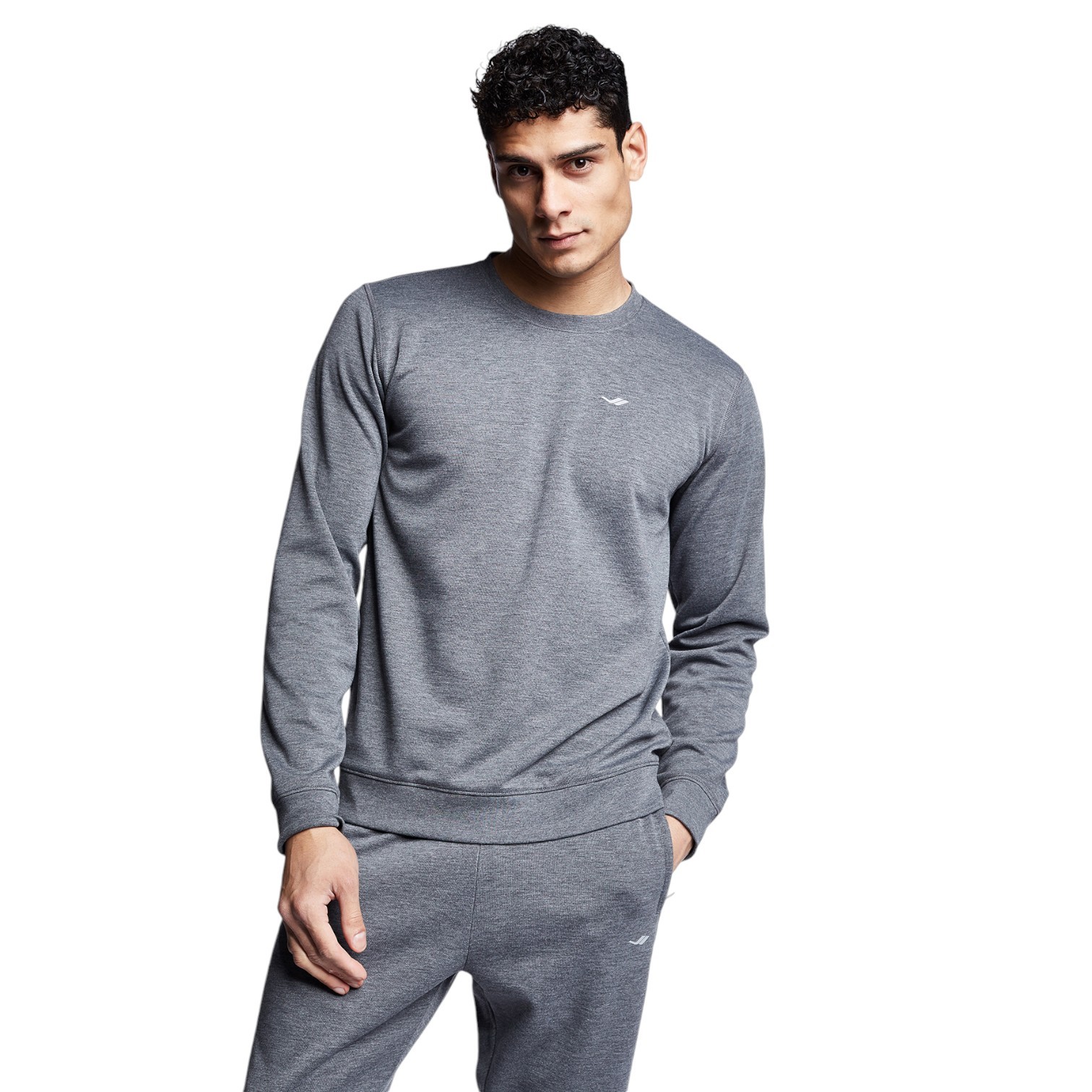 LESCON 23S-1242-23N SWEAT SHIRT K.GRI MELANJ SWEATSHIRT - GRI