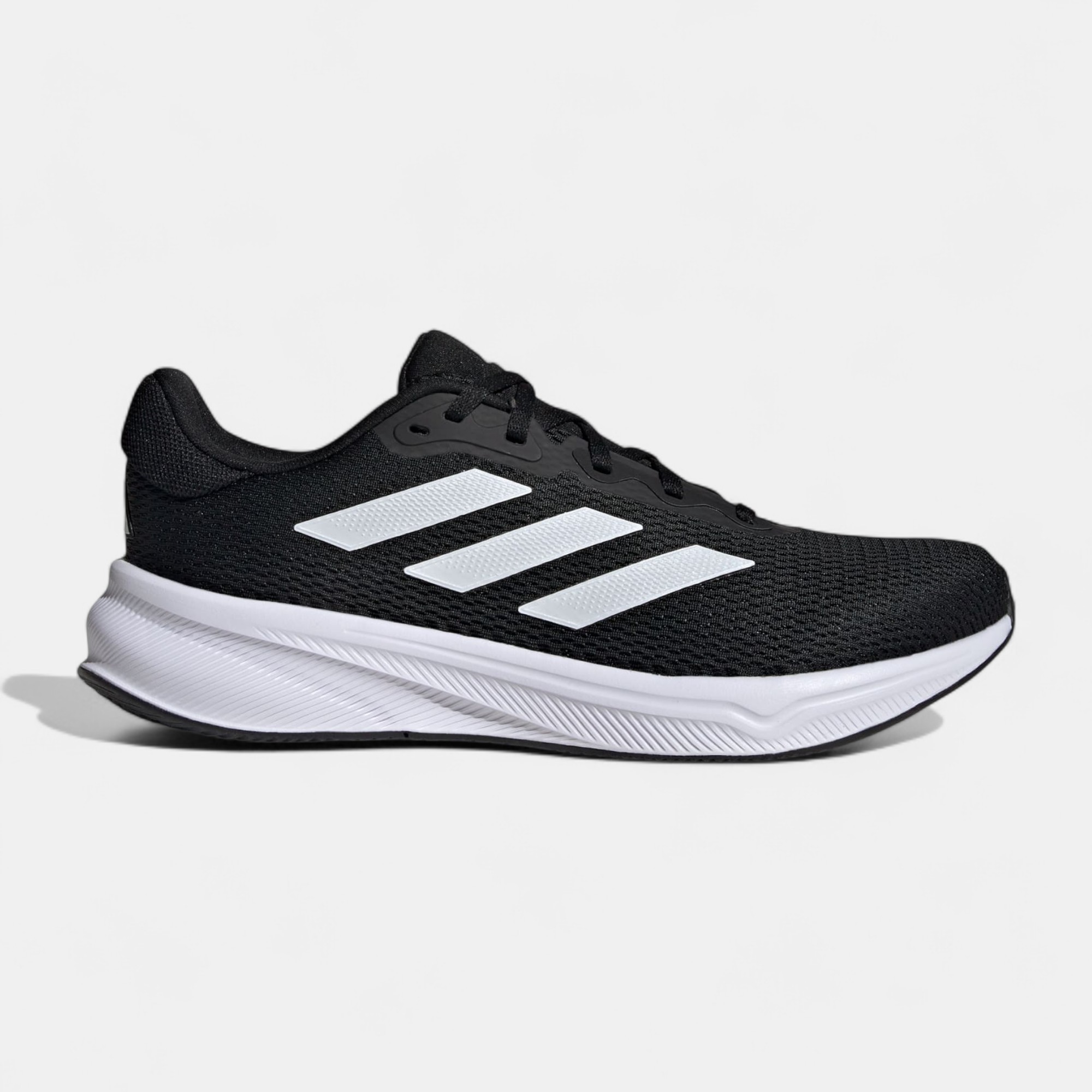 Adidas RESPONSE IH6007 Erkek Koşu ve Yürüyüş Spor Ayakkabı - Siyah Beyaz