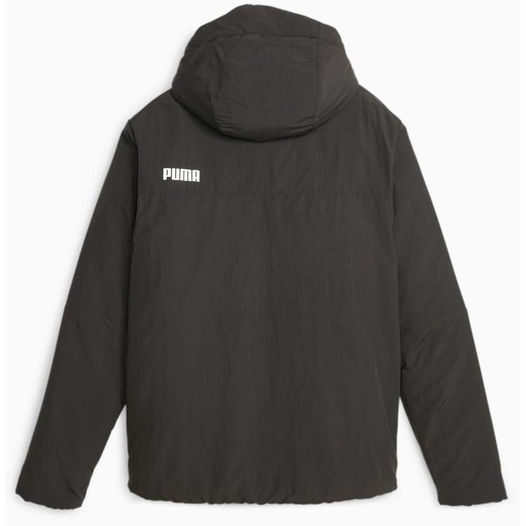 Hooded Padded Jacket PUMA Black CEKET - Siyah