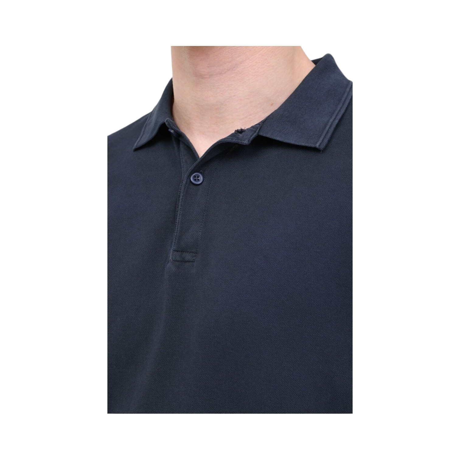 4M,M-BS20 BSC POLO T-SH 4FX,INDIGO, M