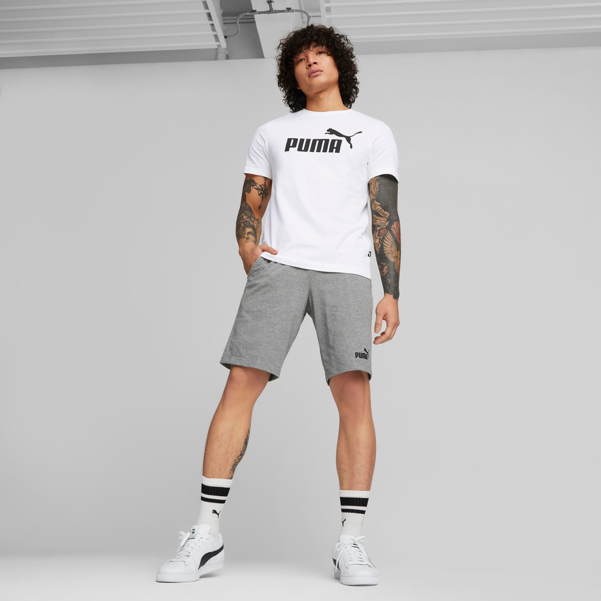 ESS Logo Tee-Puma White - Beyaz