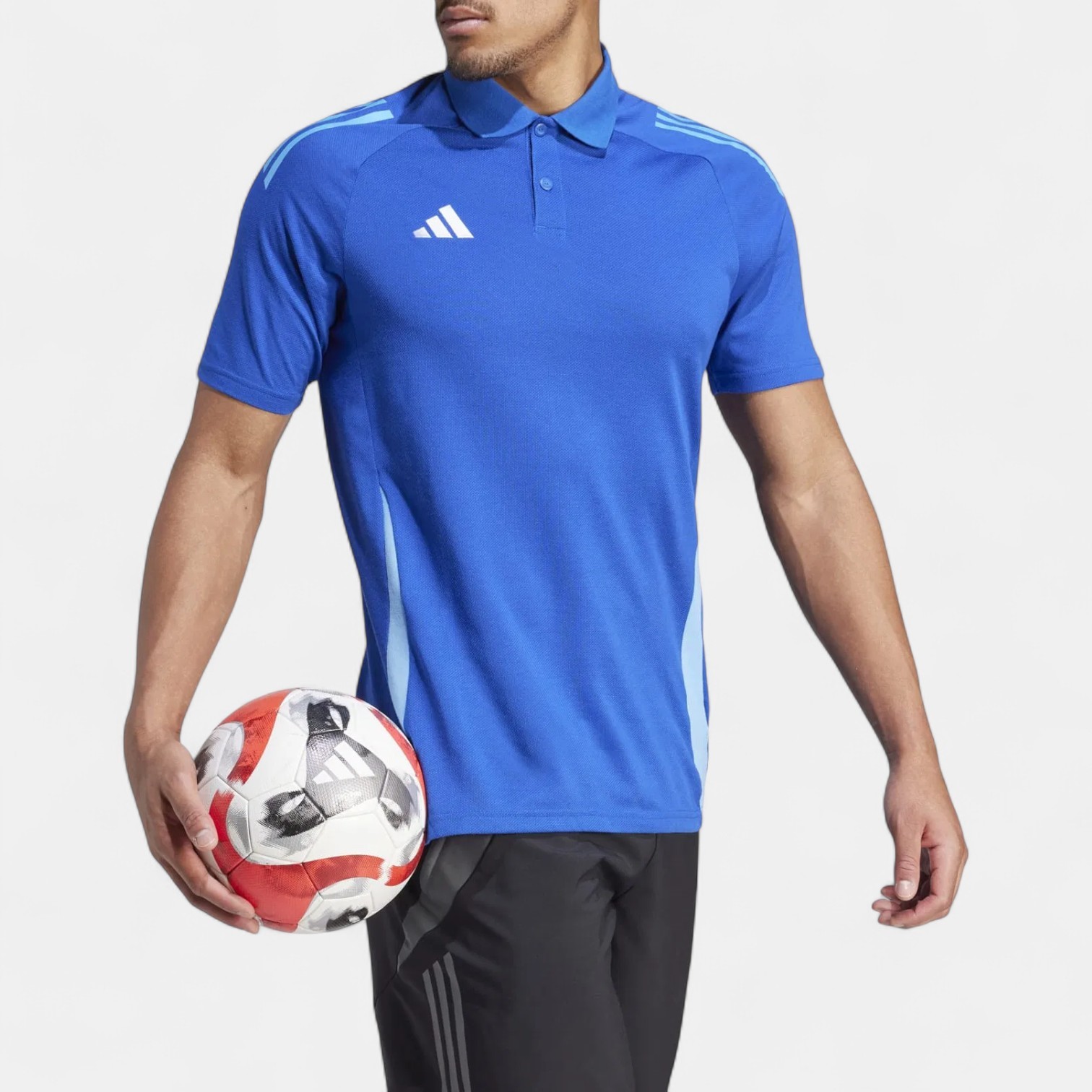 Adidas TIRO24 C POLO Erkek Tişört IR7566 - MAVİ