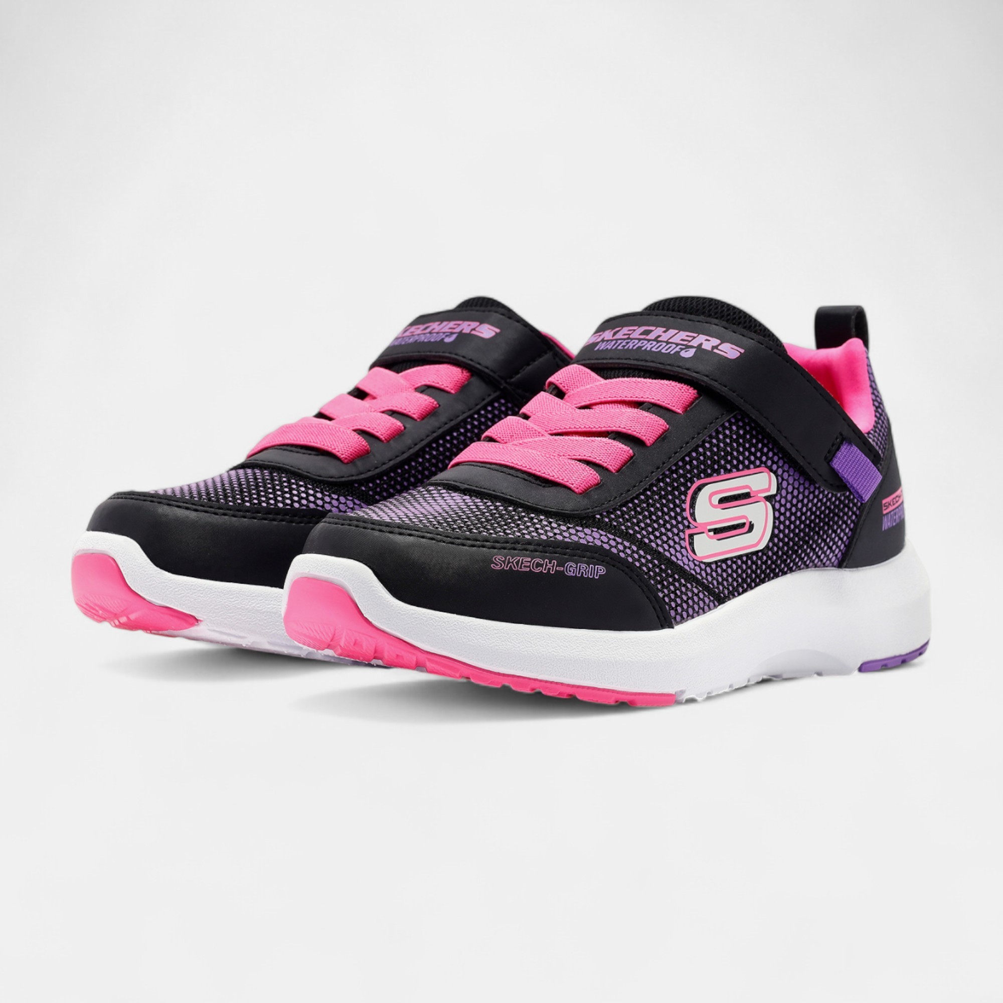 Skechers DYNAMİC TREAD - JOURNEY TİME 303387LBKHP Çocuk Spor Ayakkabı - SİYAH PEMBE