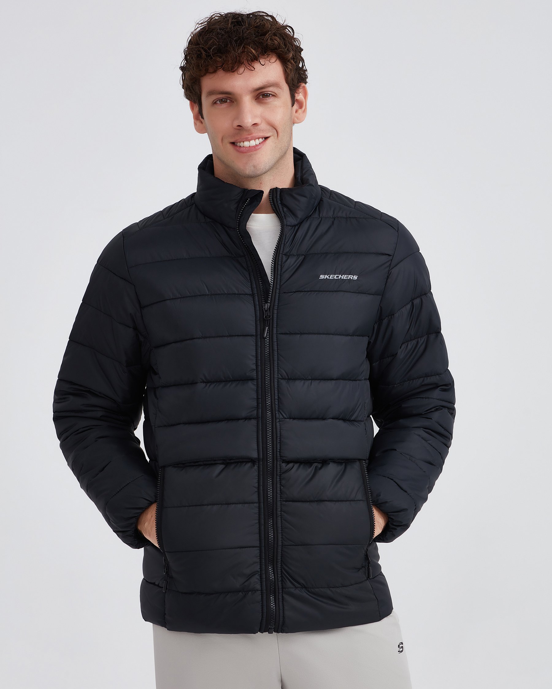 M Outerwear Padded Jacket Siyah ERKEK MONT - Siyah