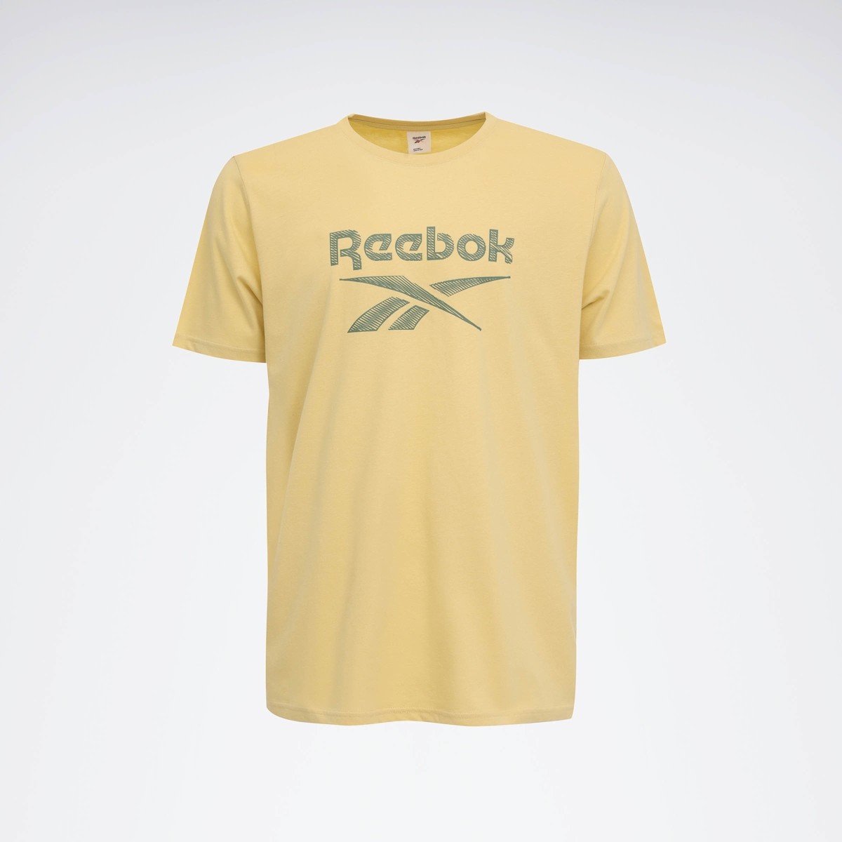 REEBOK NEW ID REG TEE Erkek Sarı Yeşil Tişört