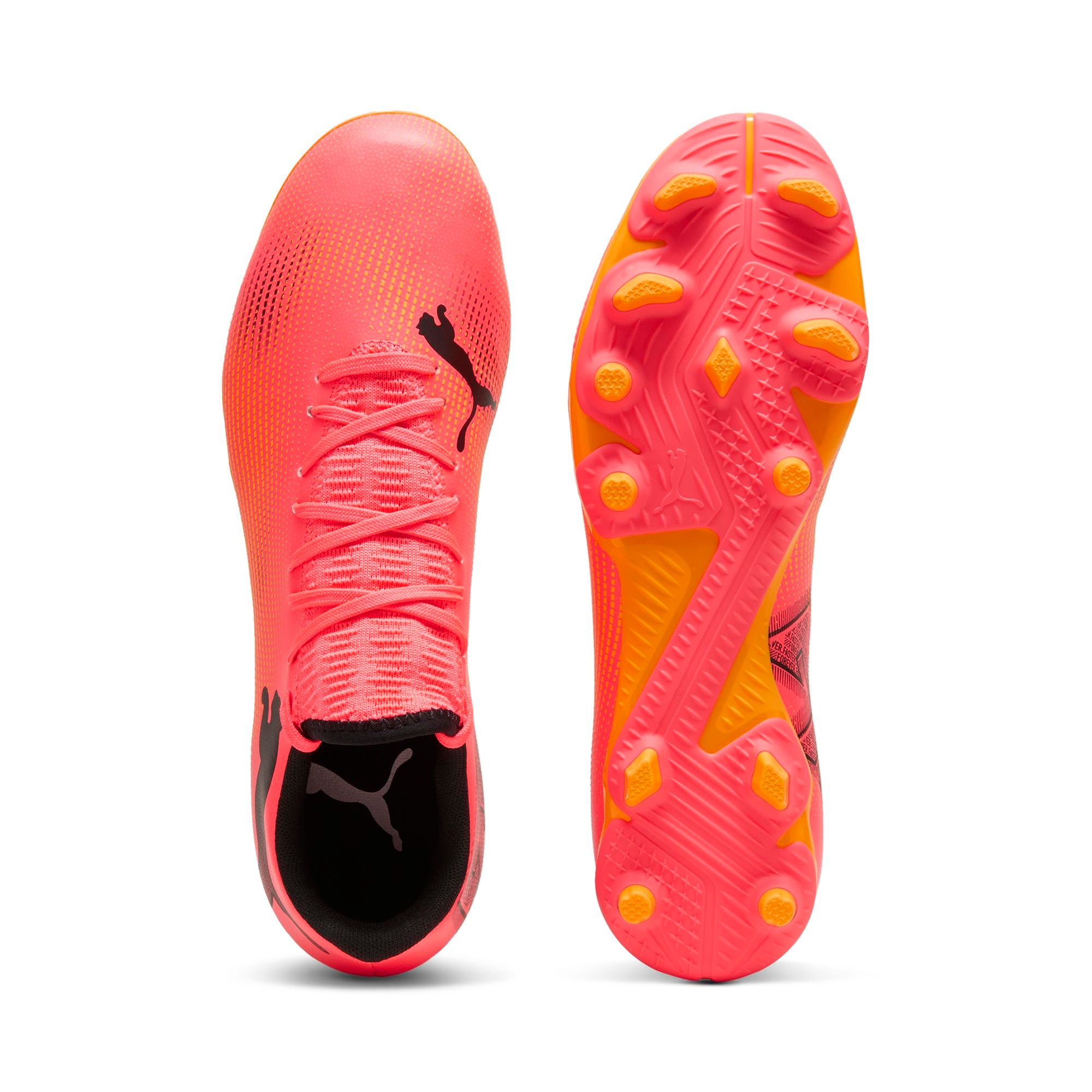 FUTURE 7 PLAY FG/AG-Sunset Glow-PUMA Black - NARÇİÇEĞİ