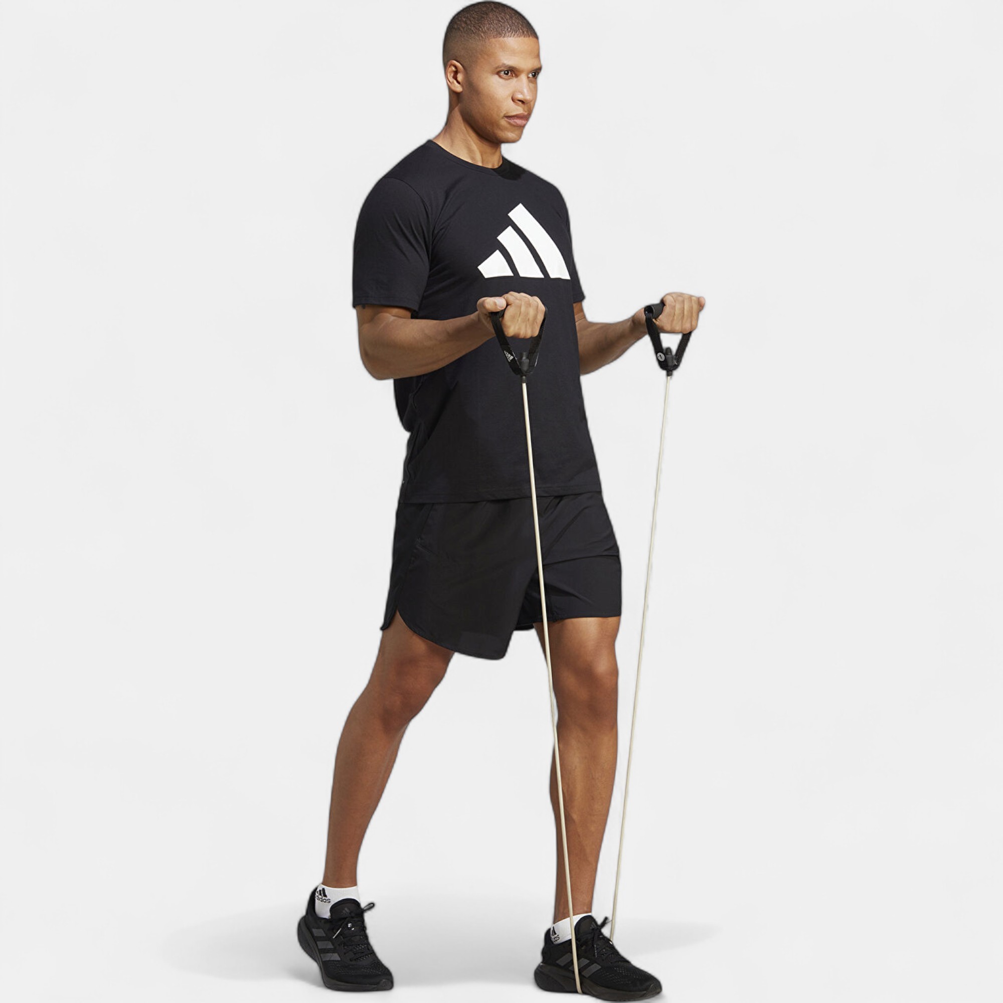 Adidas TRAİNİNG ESSENTİALS Feelready Logo Siyah Erkek Tişörtü IB8273