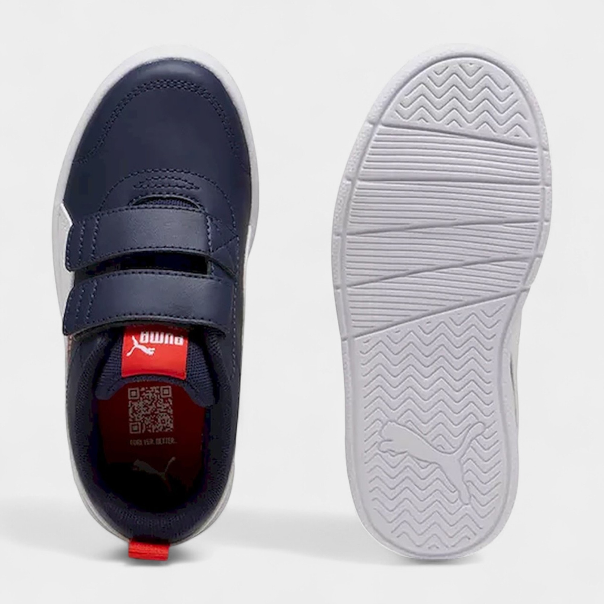 Courtflex V3 V PS Lacivert Spor Ayakkabı 39764203 - Lacivert