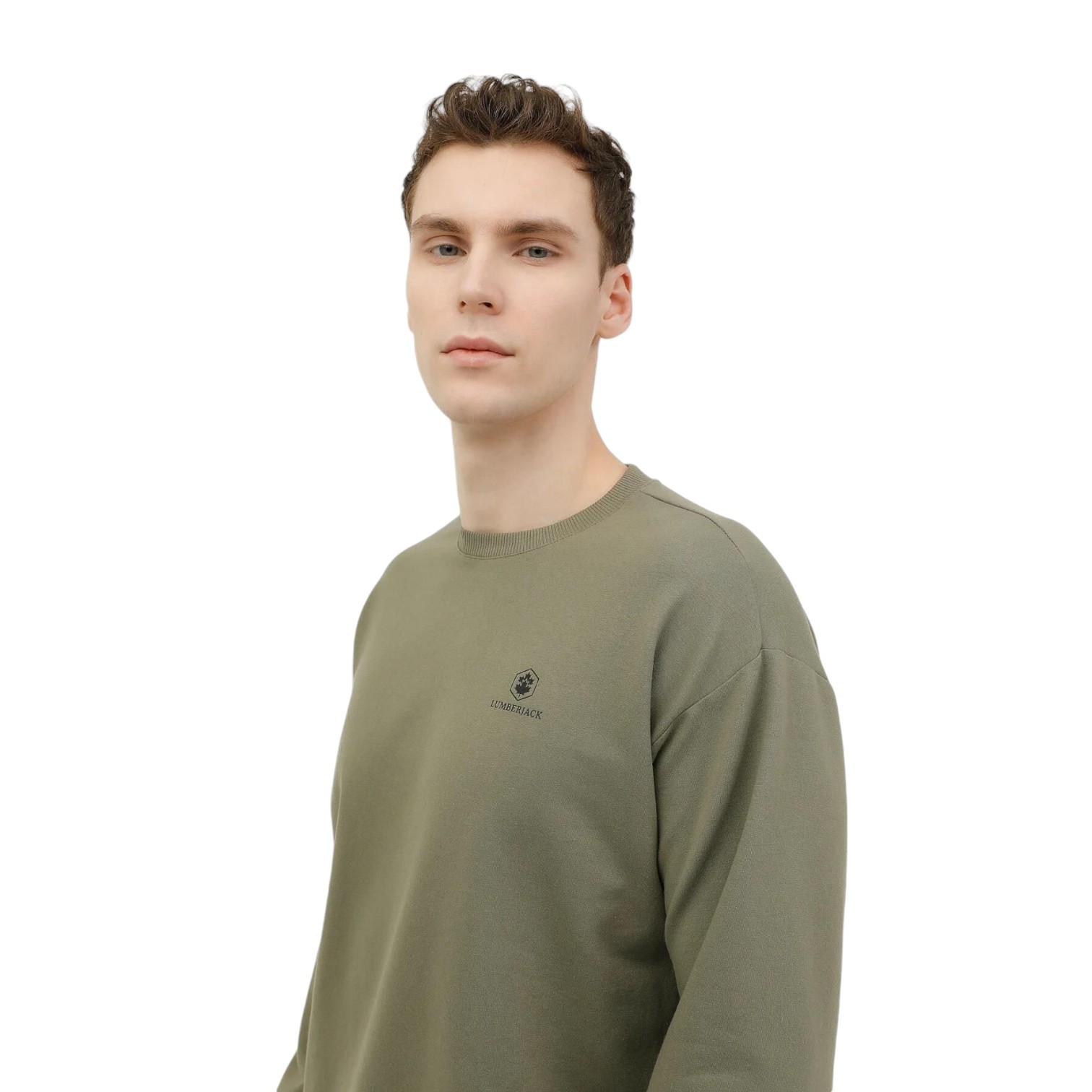 MB SN75 C NECK SW 4PR,HAK ERKEK SWEATSHIRT - HAKI