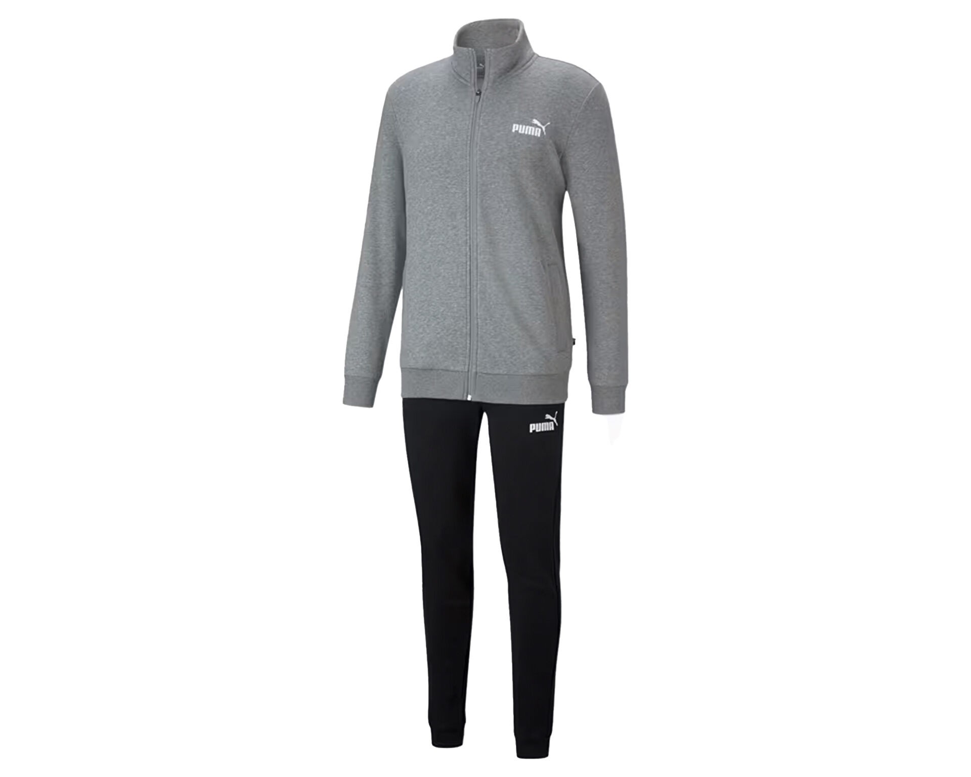 Clean Sweat Suit-Medium Gray Heather