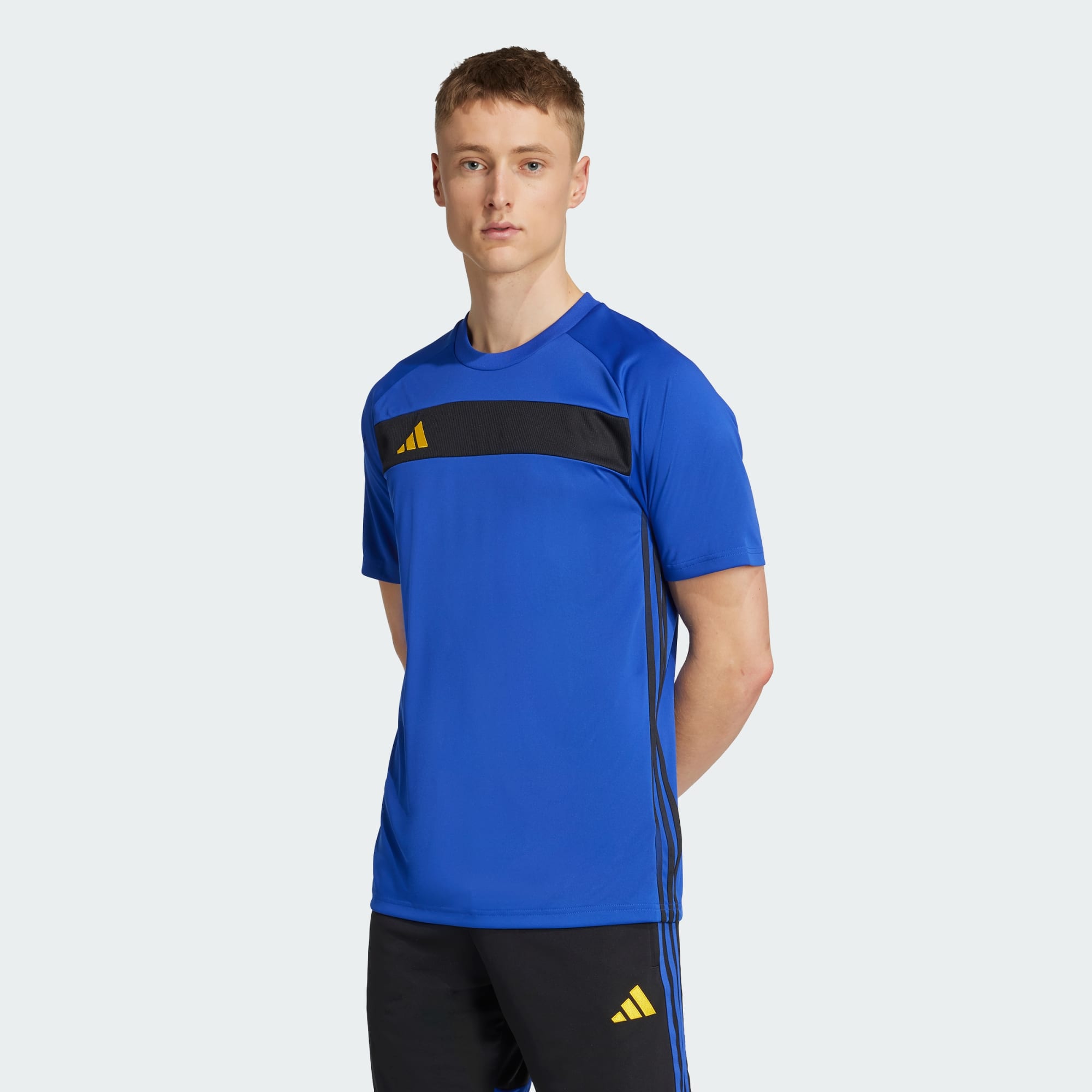Adidas TIRO ES JSY Mavi Erkek Tişört-JW4613 - MAVİ