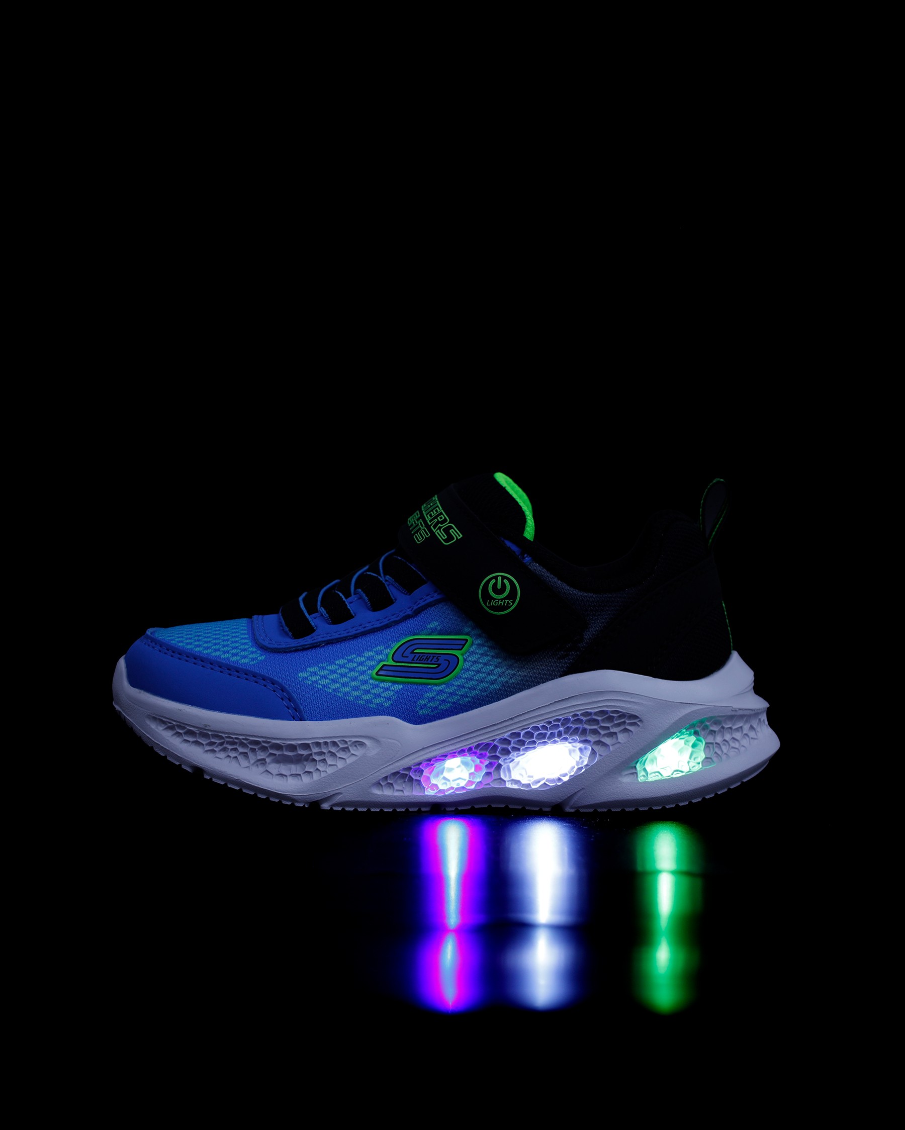 Skechers SKECHERS METEOR-LİGHTS - KRENDOX 401495LBKBL Çocuk Spor Ayakkabı
