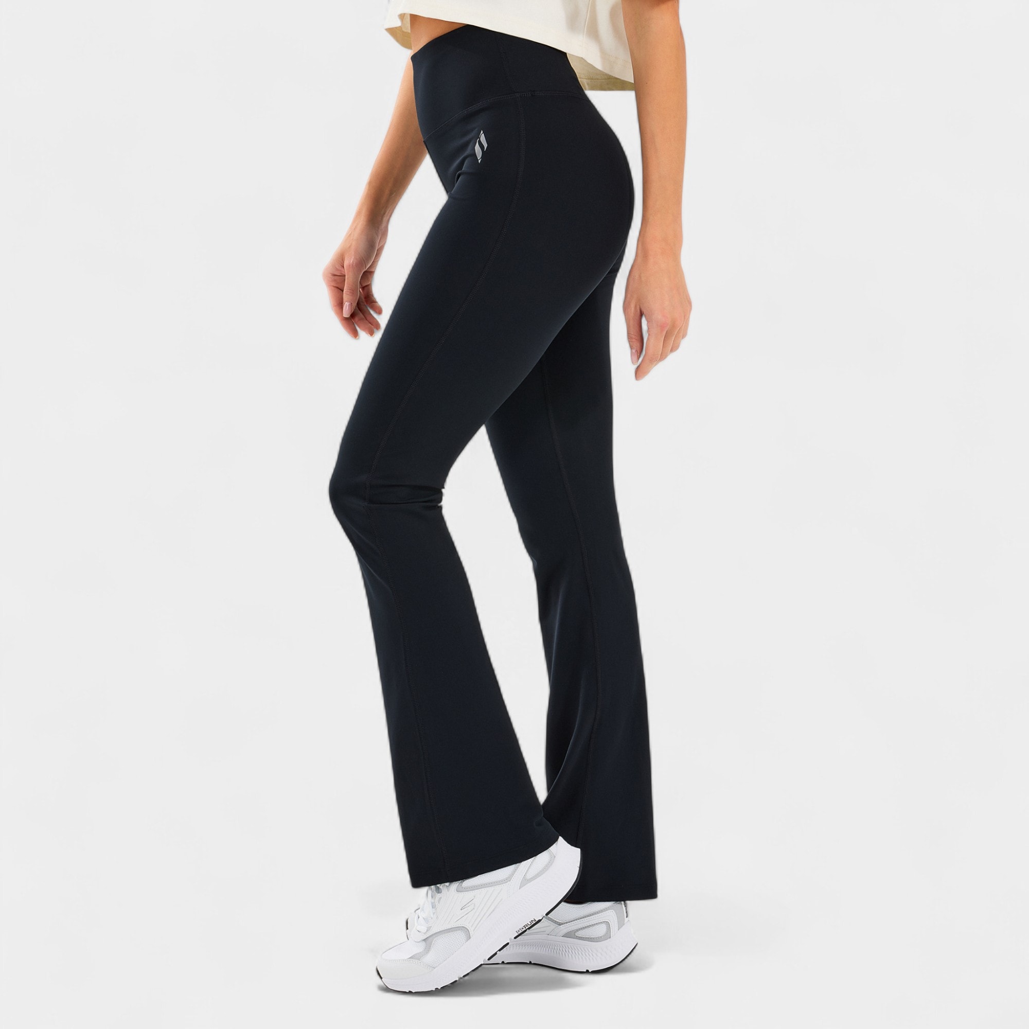 Skechers W Basic Flare Legging Kadın Siyah Tayt S2510201 - Siyah