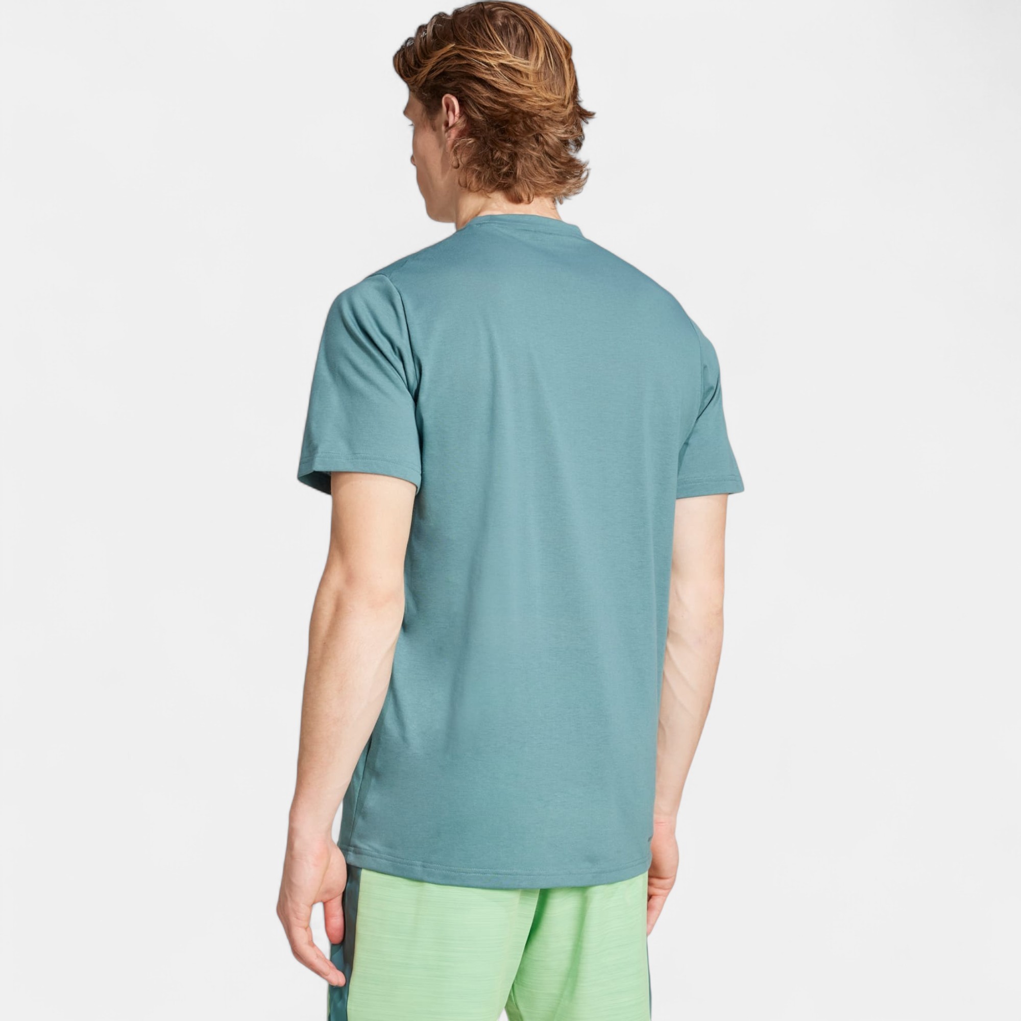 Adidas TR-ES FR LOGO T Erkek Spor Tişört – JW7403 - yeşil
