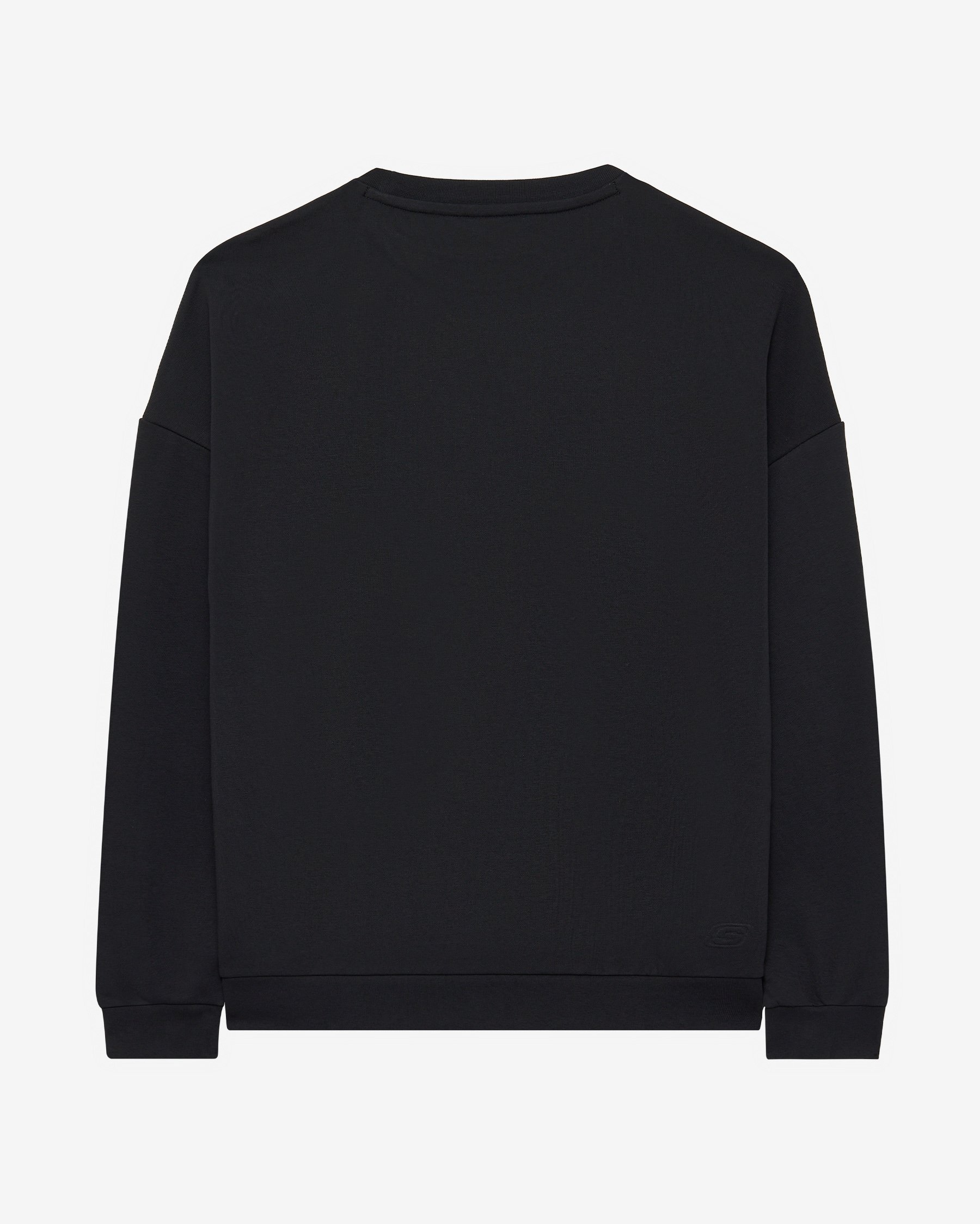 M Essential Crew Neck Sweatshirt Siyah ERKEK Sweatshirt - Siyah