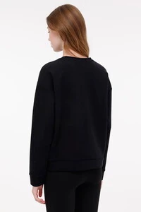 WL CARLA-B 16 4PR,SIYA SWEATSHIRT - Siyah