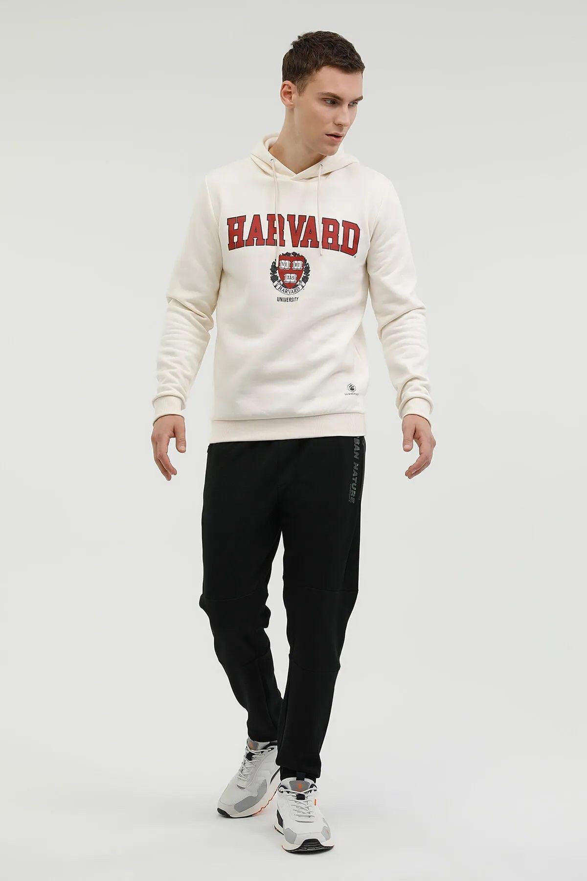 3W ML HARVARD 17HS11 3PR EKRU SWEATSHIRT - EKRU