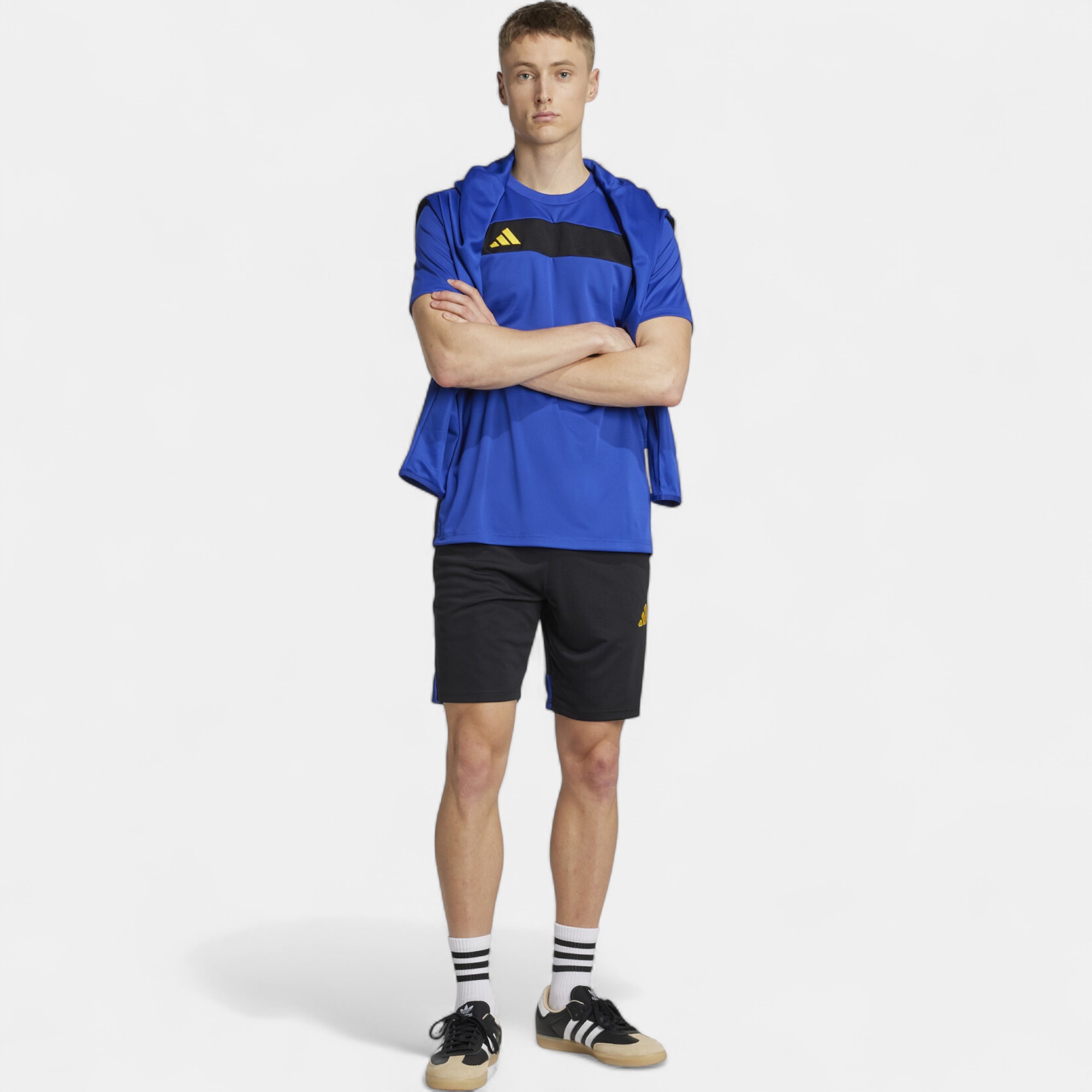 Adidas TIRO ES SHO Erkek Spor Şort – JW6919 - Siyah Mavi