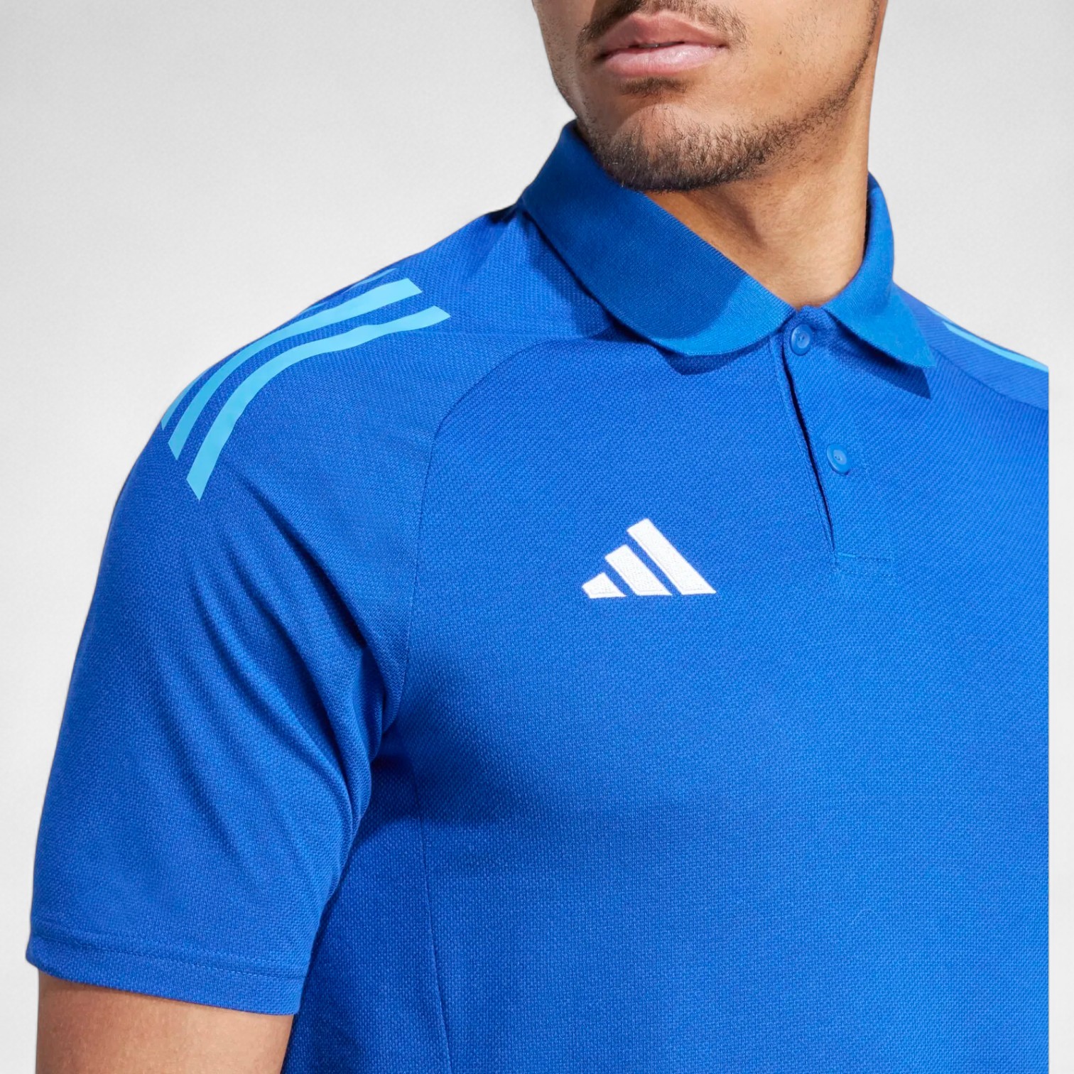 Adidas TIRO24 C POLO Erkek Tişört IR7566 - MAVİ