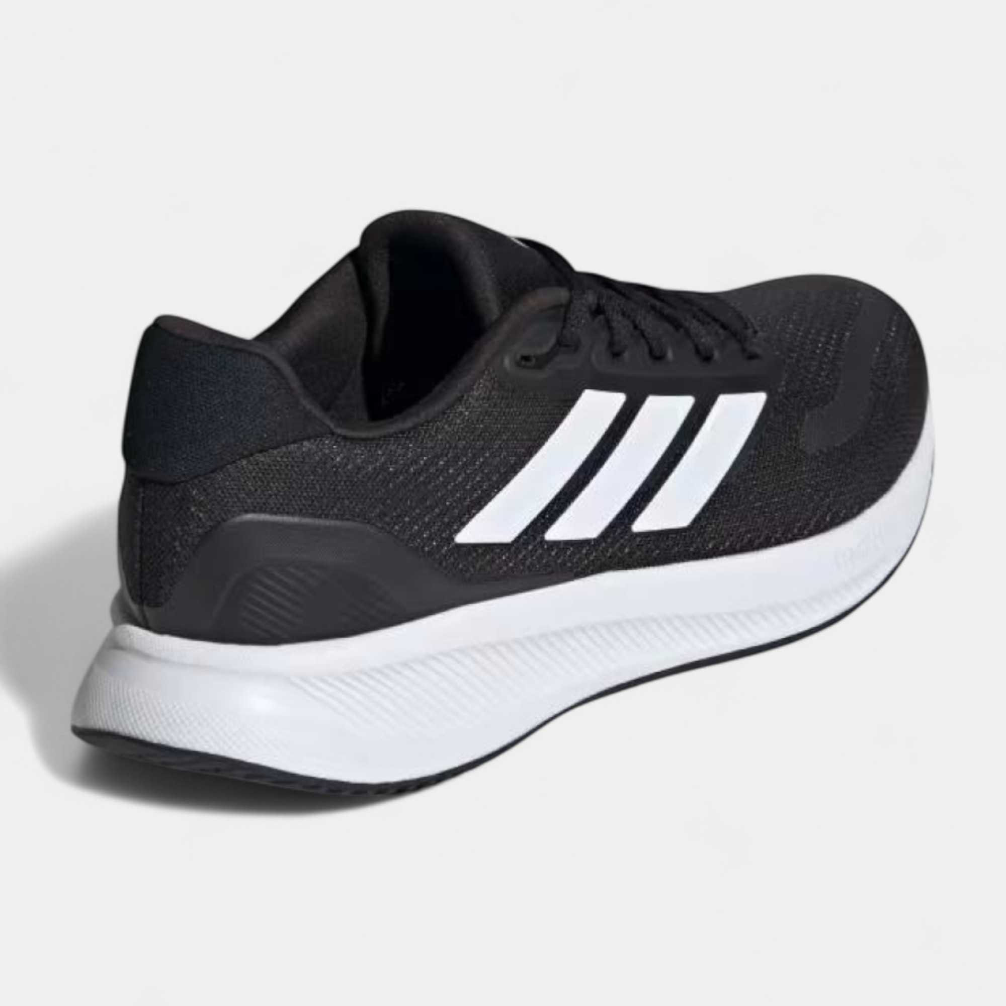 Adidas RUNFALCON 5 IH7758 Siyah Beyaz Erkek Spor Ayakkabı