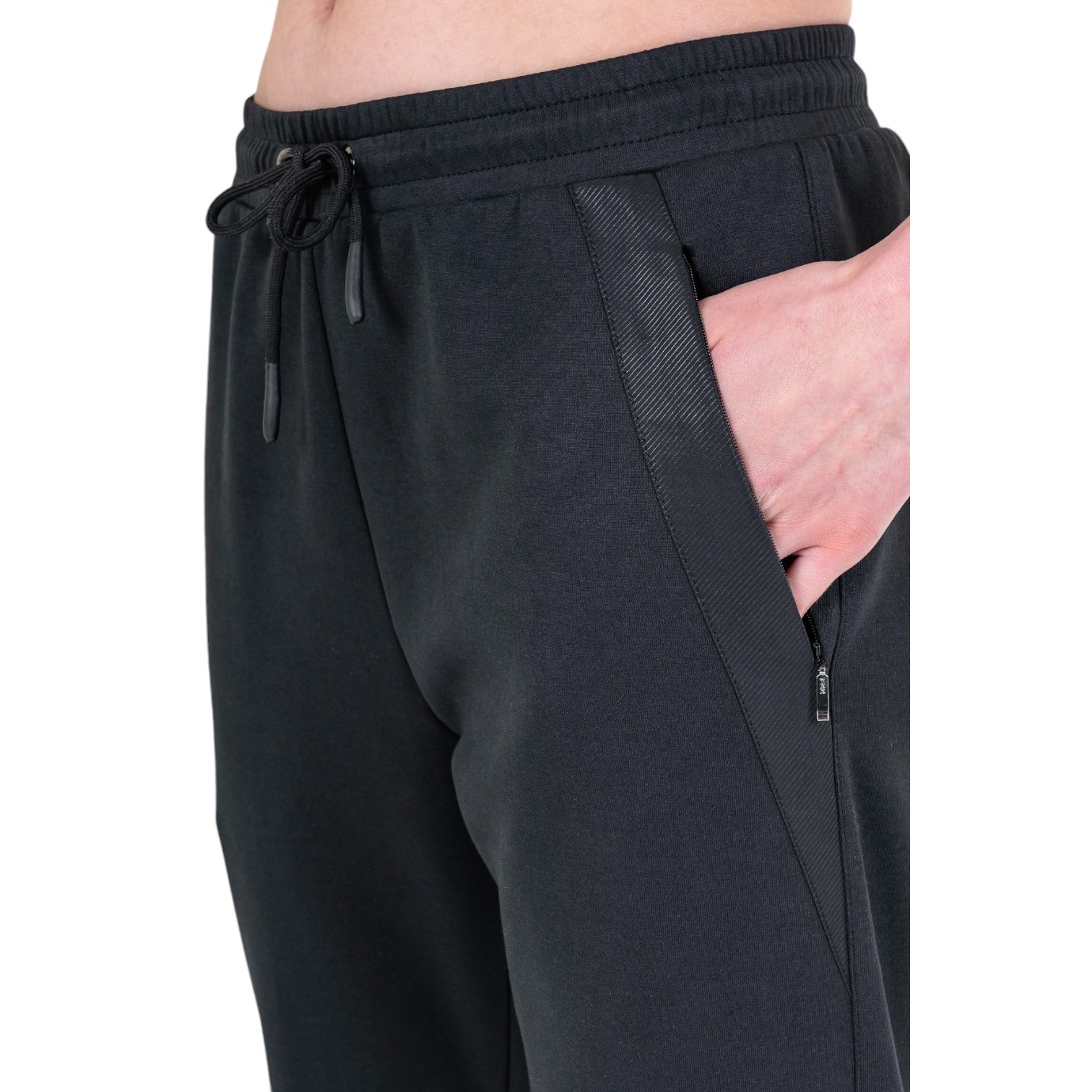 LESCON 23N-2134 EŞOFMAN ALT SIYAH PANTOLON TEK ALT - Siyah