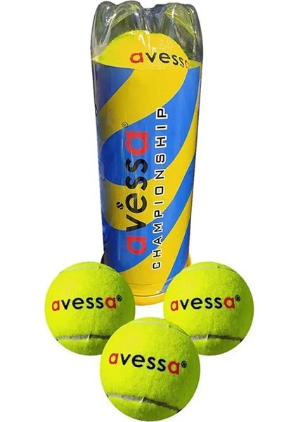 AVESSA TT500 TENİS TOPU 3LU VAKUMLU - Sarı