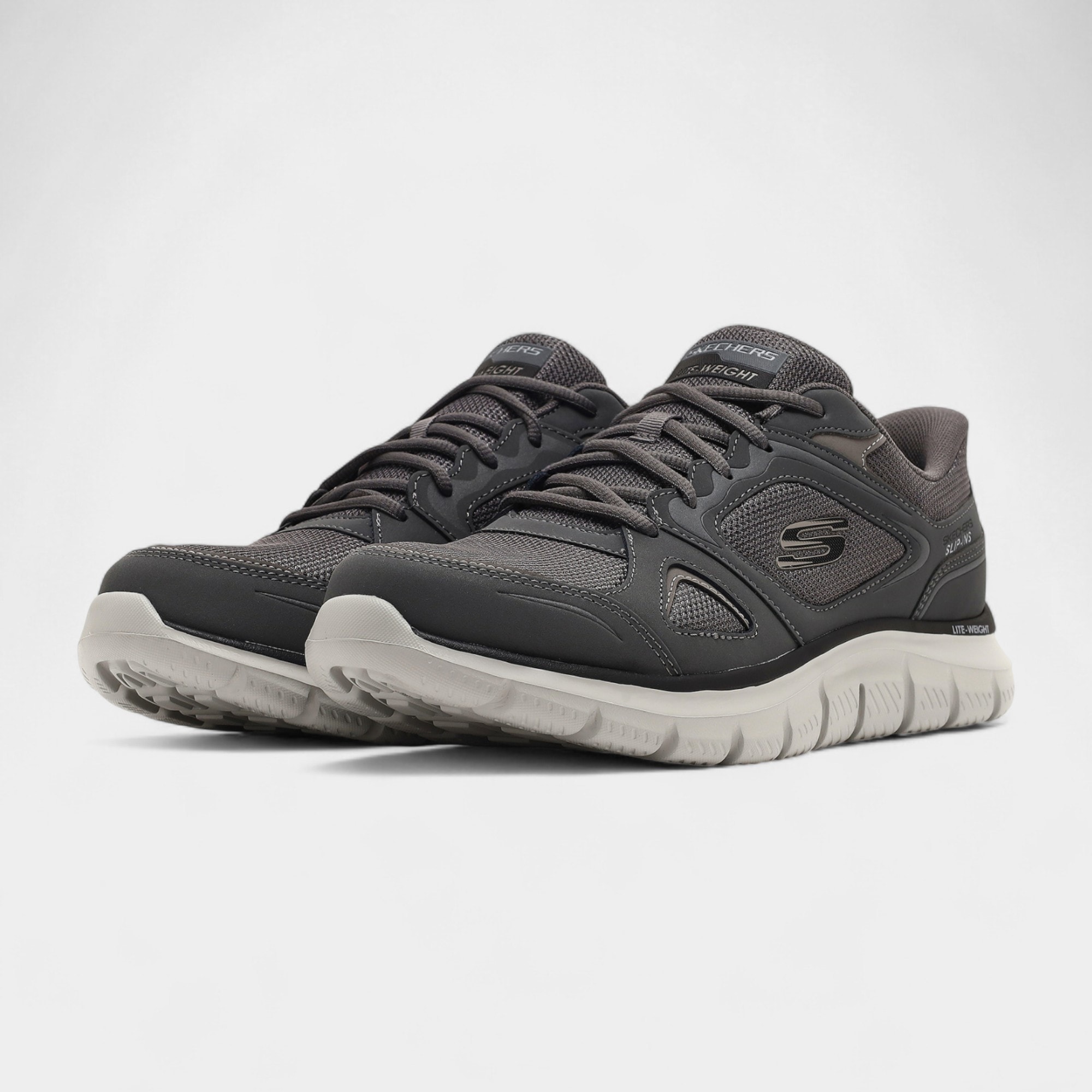 Skechers TRACK EZRAL 233039TKCHAR Erkek Spor Ayakkabı