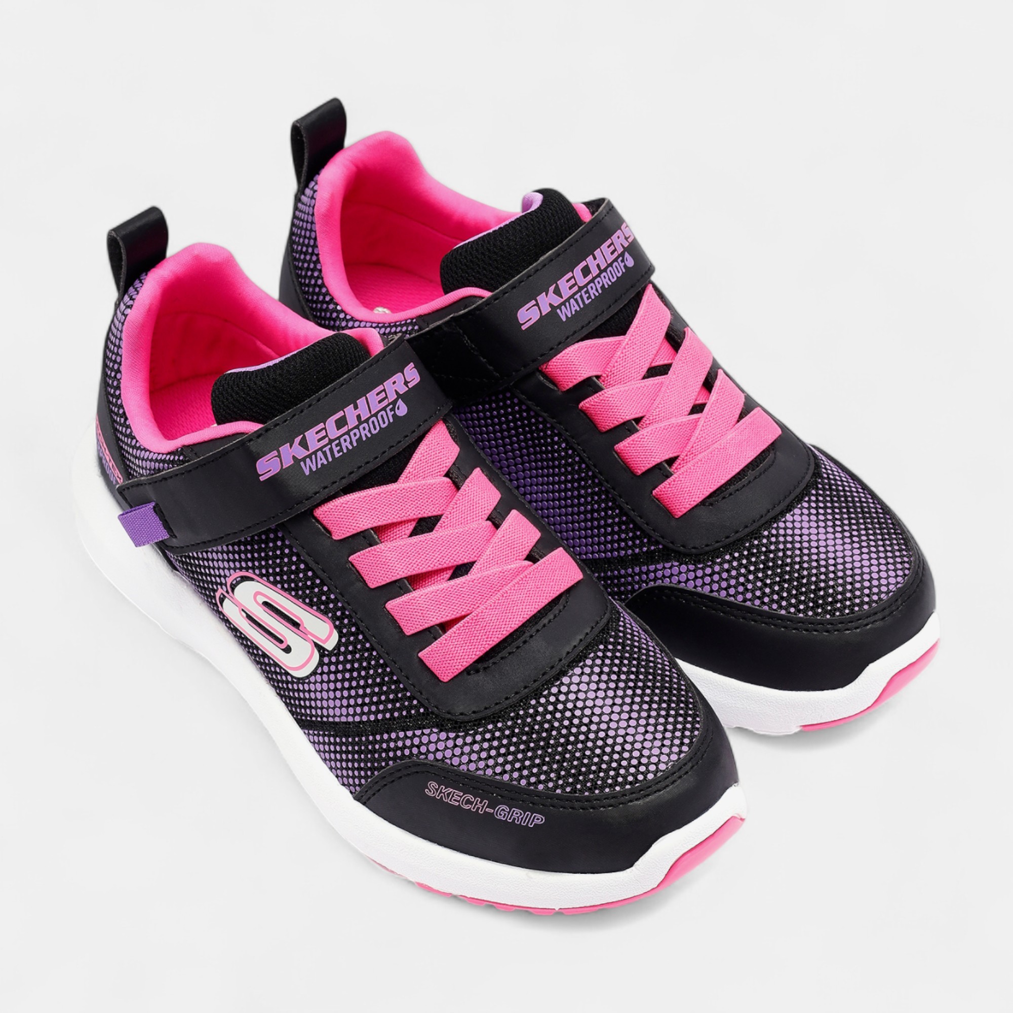 Skechers DYNAMİC TREAD - JOURNEY TİME 303387LBKHP Çocuk Spor Ayakkabı - SİYAH PEMBE
