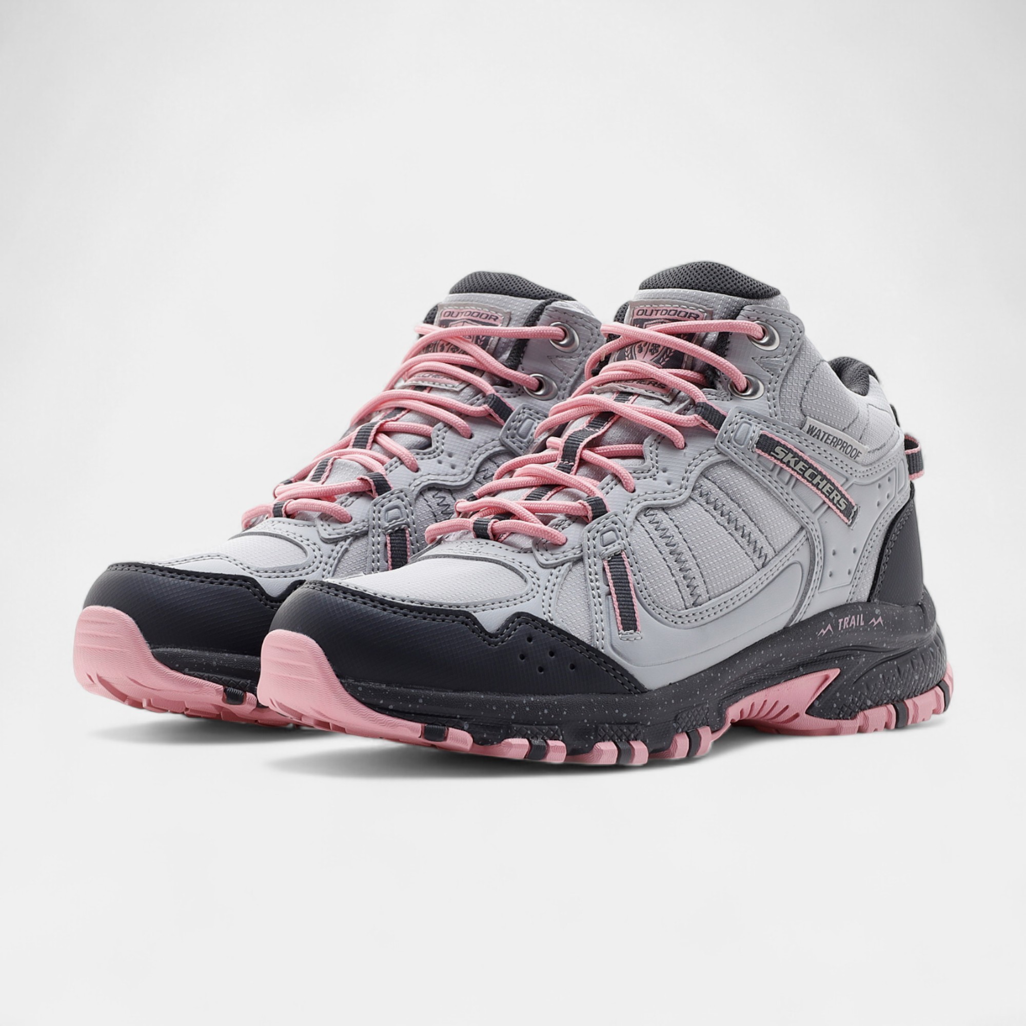 Skechers HILLCREST - BOUND PEAK 180021GYPK Kadın Bot Spor Ayakkabı