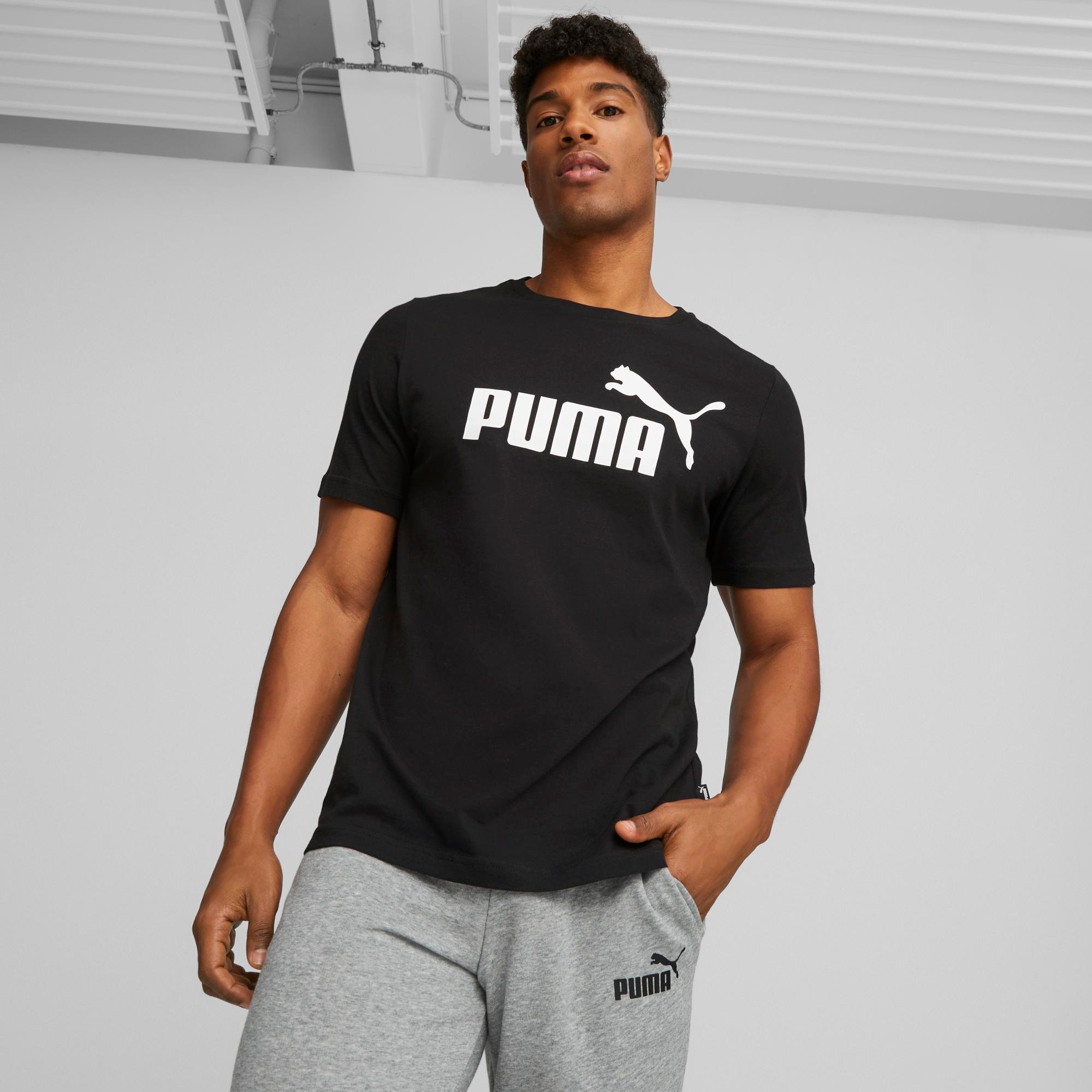 ESS Logo Tee-Puma Black - Siyah