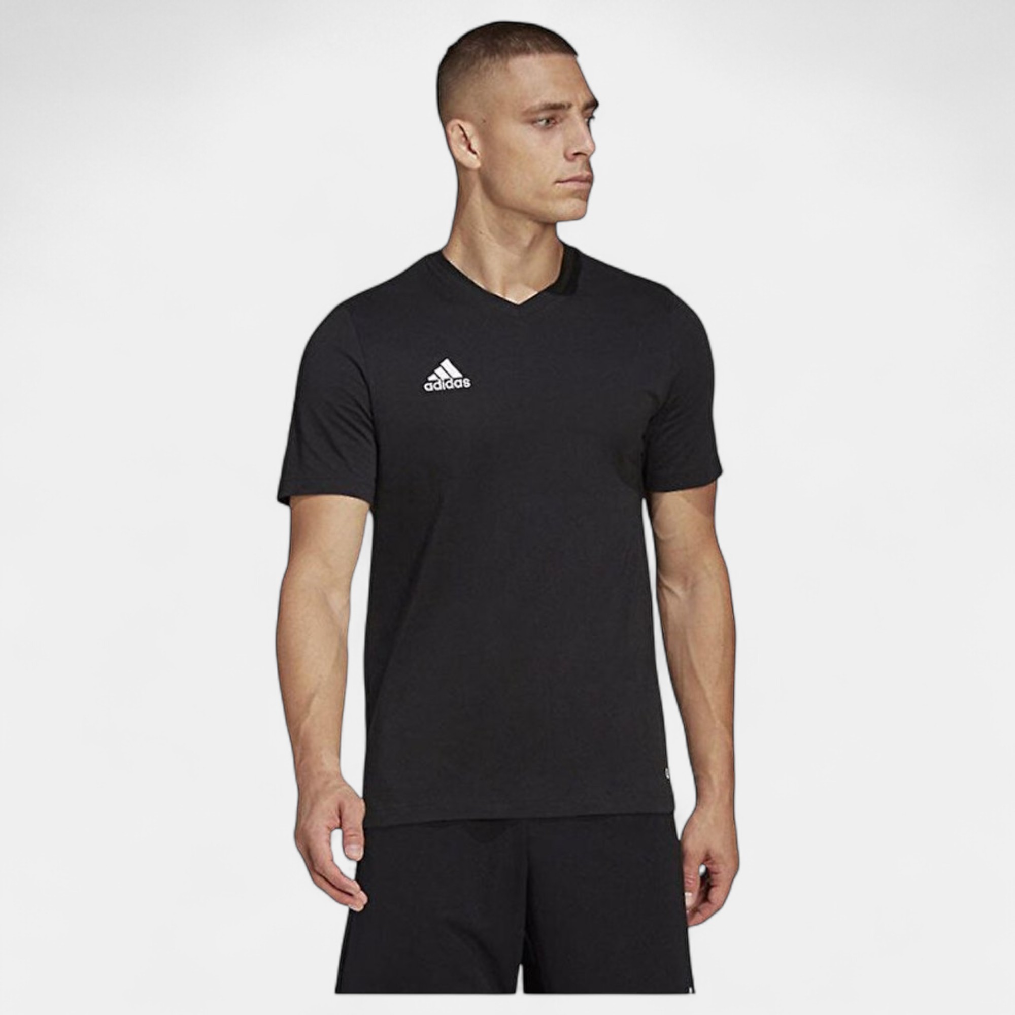 Adidas ENT22 TEE V Yaka Siyah Tişört HC0448