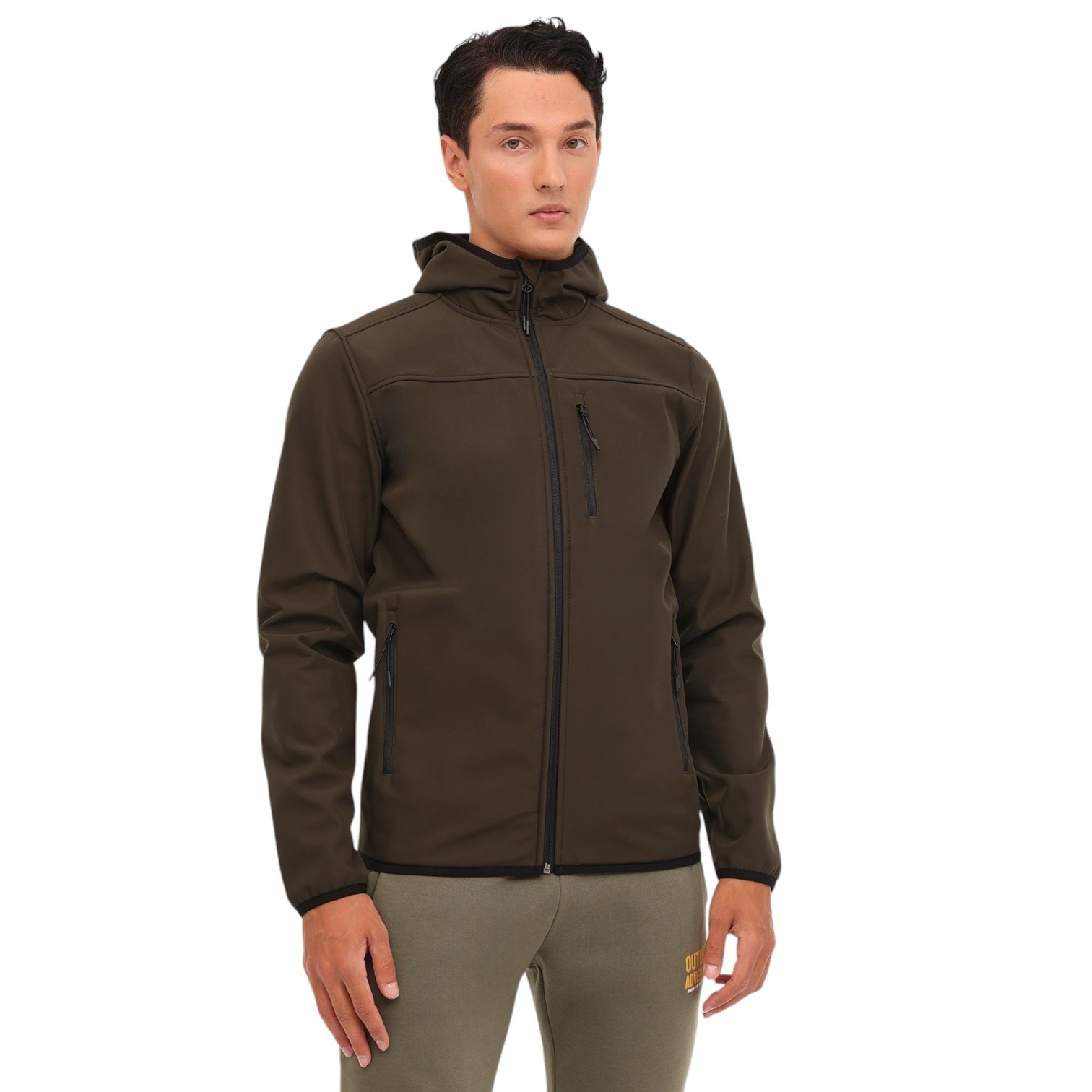 BASIC SOFTSHELL 4P JACKET - HAKI