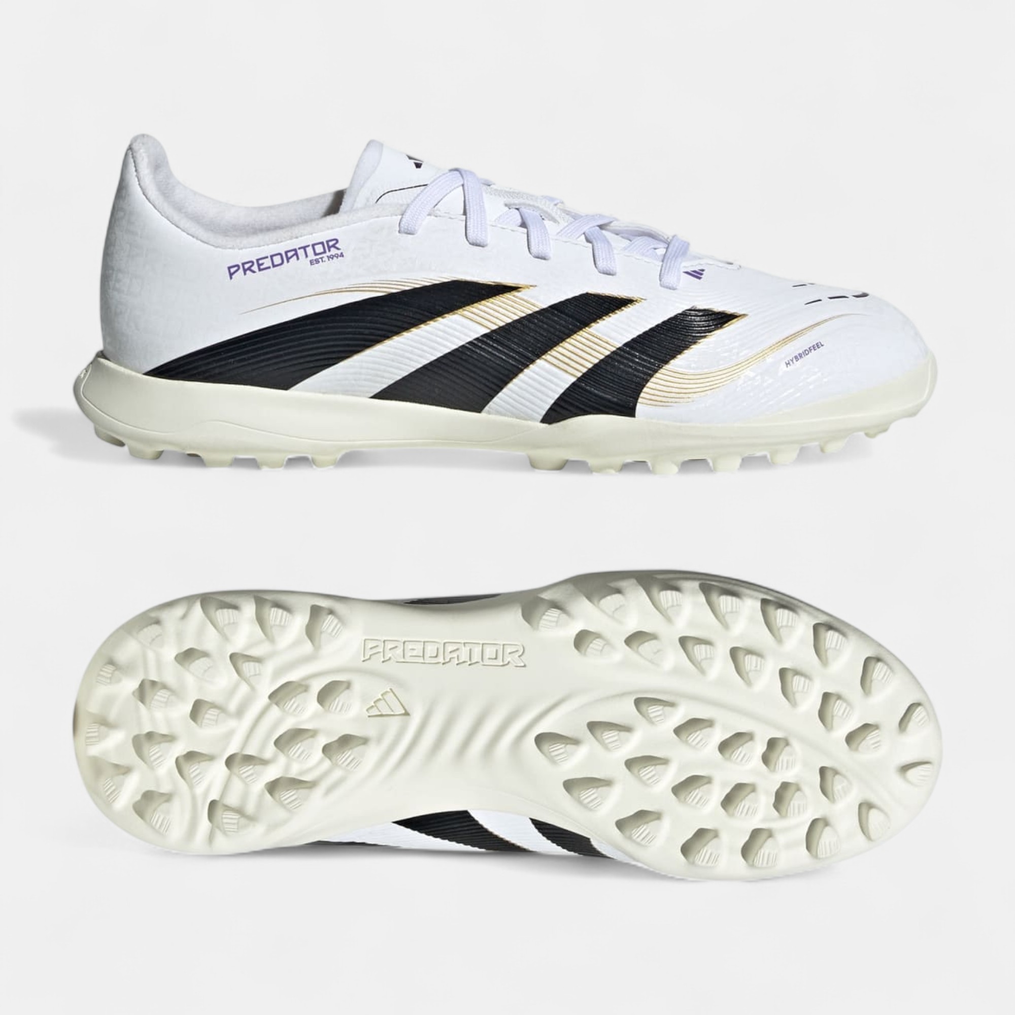 Adidas PREDATOR LEAGUE TF J JI1152 Çocuk Halısaha Ayakkabı - Beyaz Altın