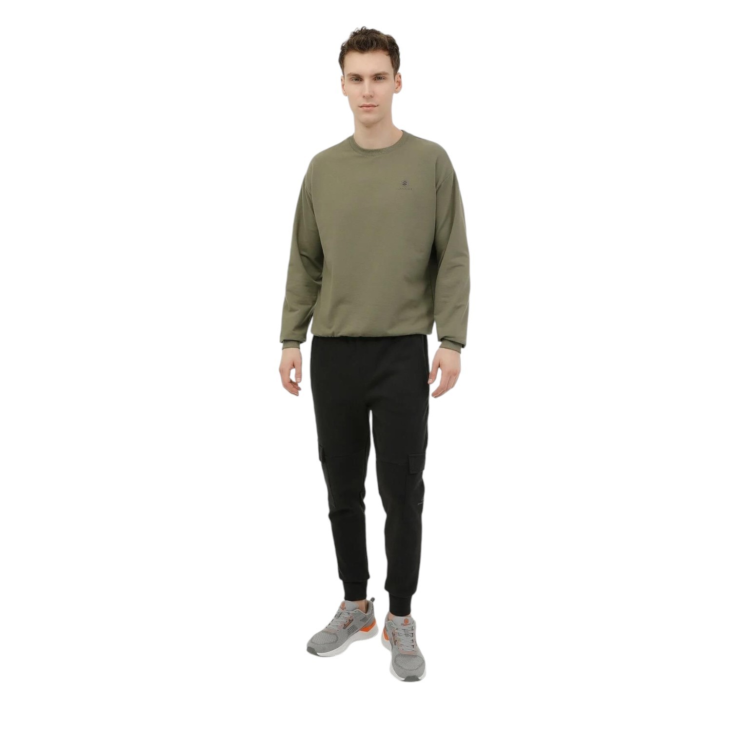 MB SN75 C NECK SW 4PR,HAK ERKEK SWEATSHIRT - HAKI